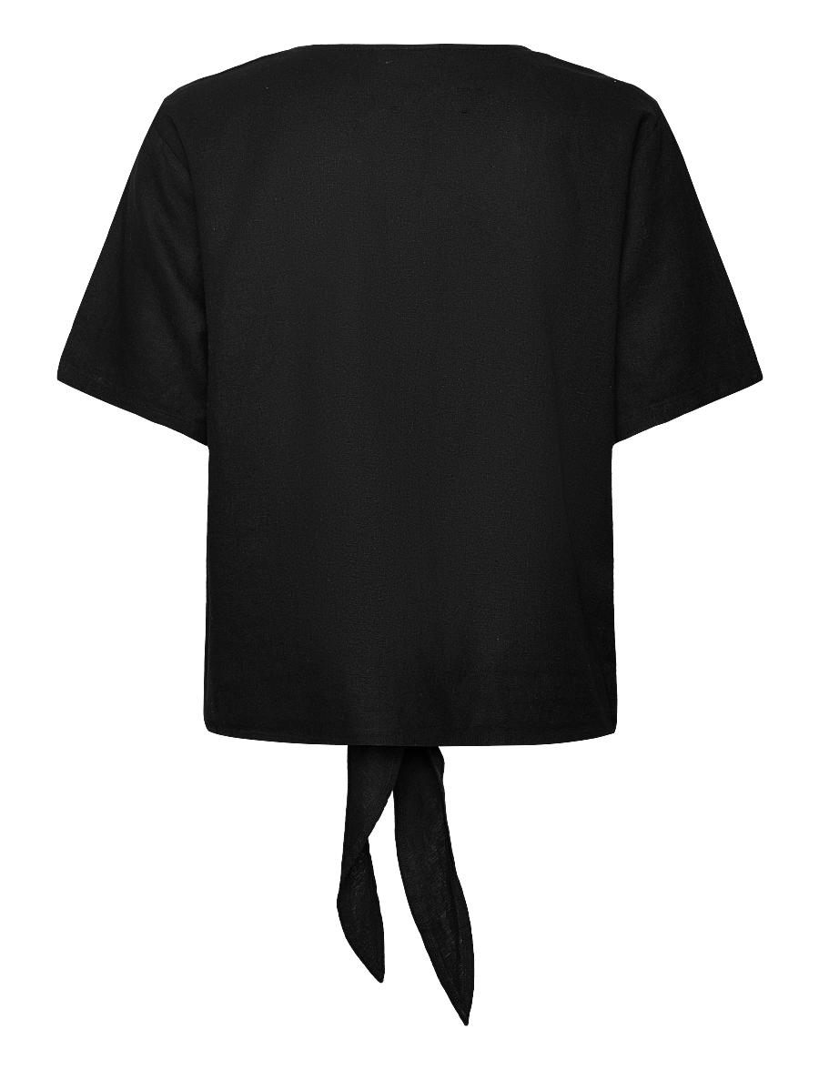 FREE/QUENT - FQLAVA-BLOUSE - kurzärmelige blusen - black - 2
