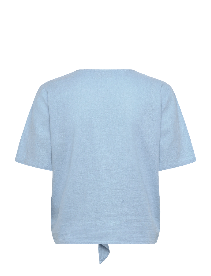 FREE/QUENT - FQLAVA-BLOUSE - kurzärmelige blusen - blue bell - 2