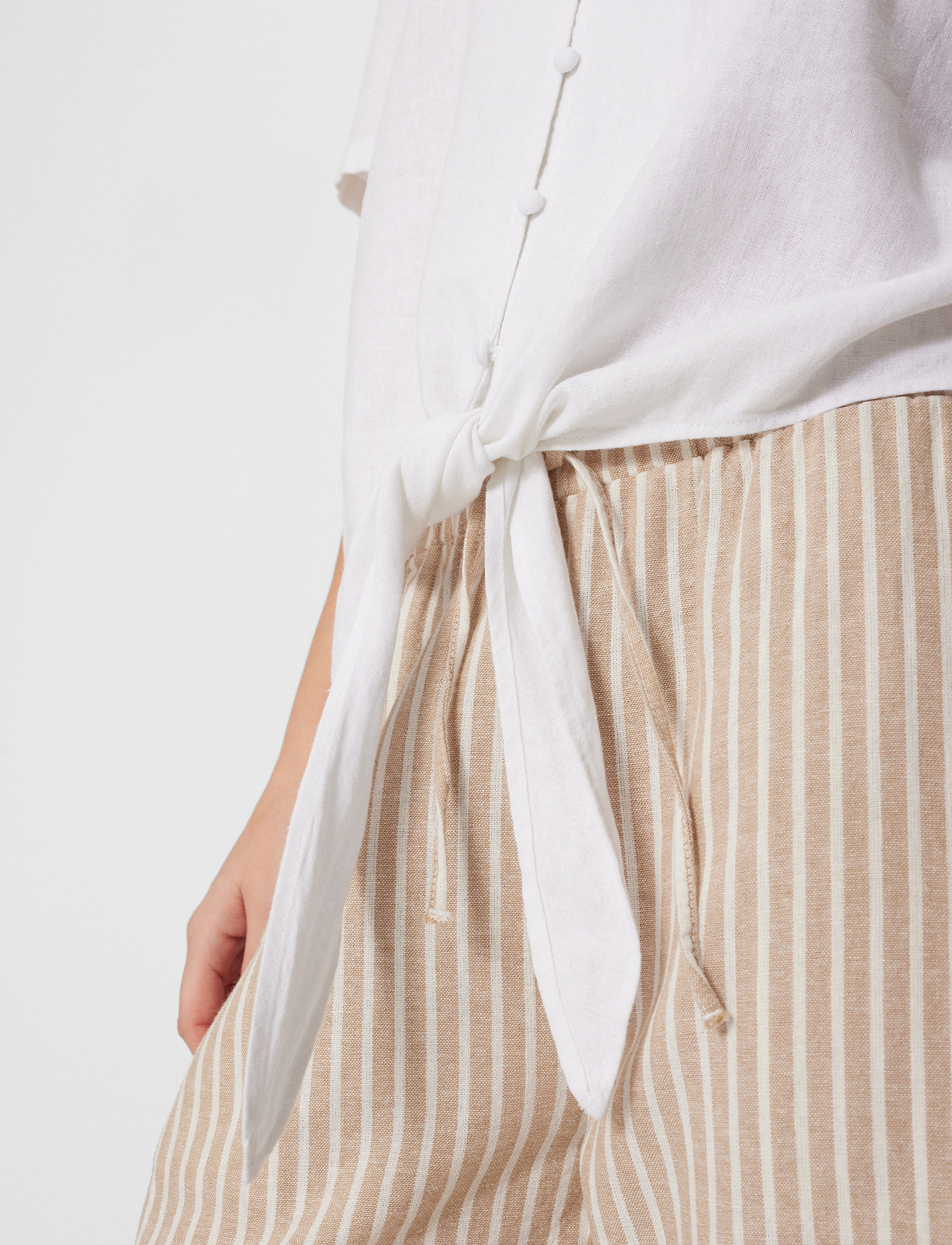FREE/QUENT - FQLAVA-BLOUSE - kortärmade blusar - brilliant white - 3