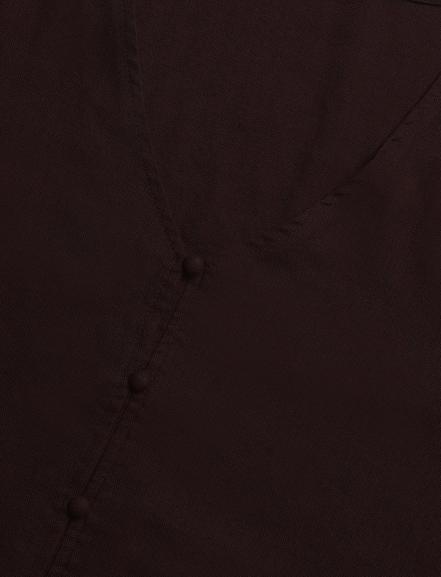 FREE/QUENT - FQLAVA-BLOUSE - lühikeste varrukatega pluusid - coffee bean - 2