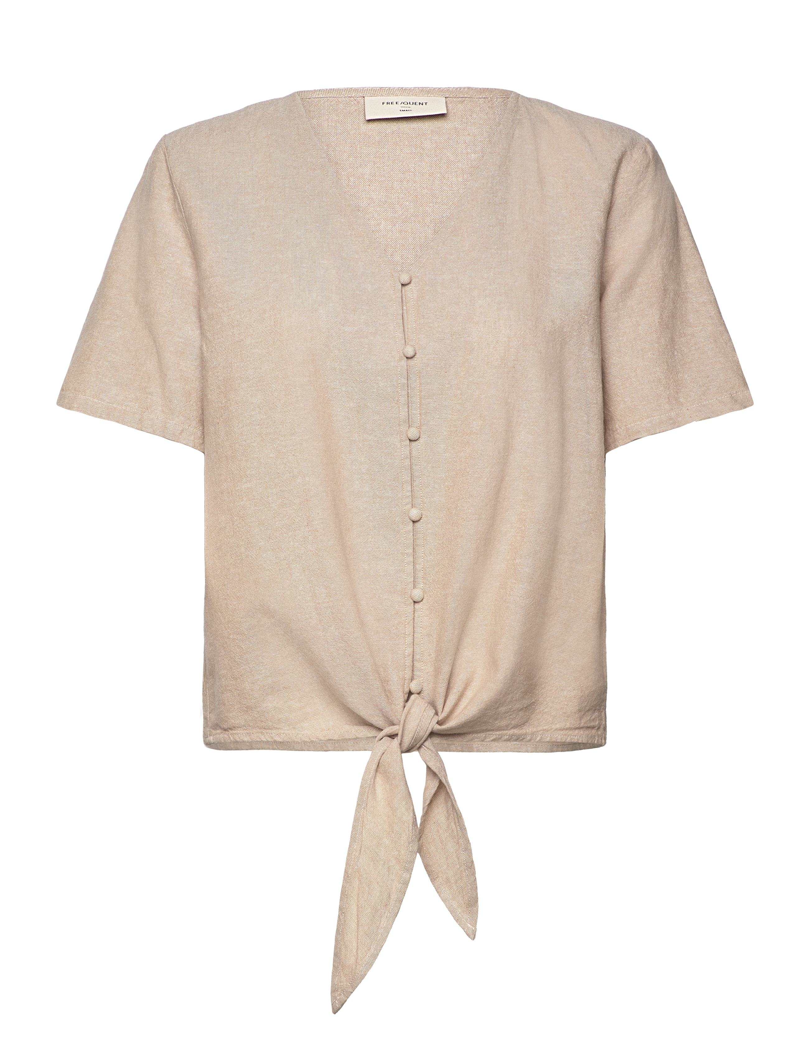 FREE/QUENT FQLAVA-BLOUSE - Bluser - SAND MELANGE / beige
