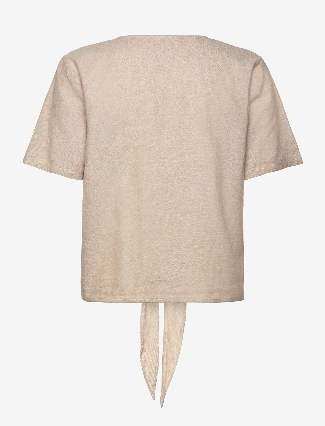 FREE/QUENT - FQLAVA-BLOUSE - lühikeste varrukatega pluusid - sand melange - 2