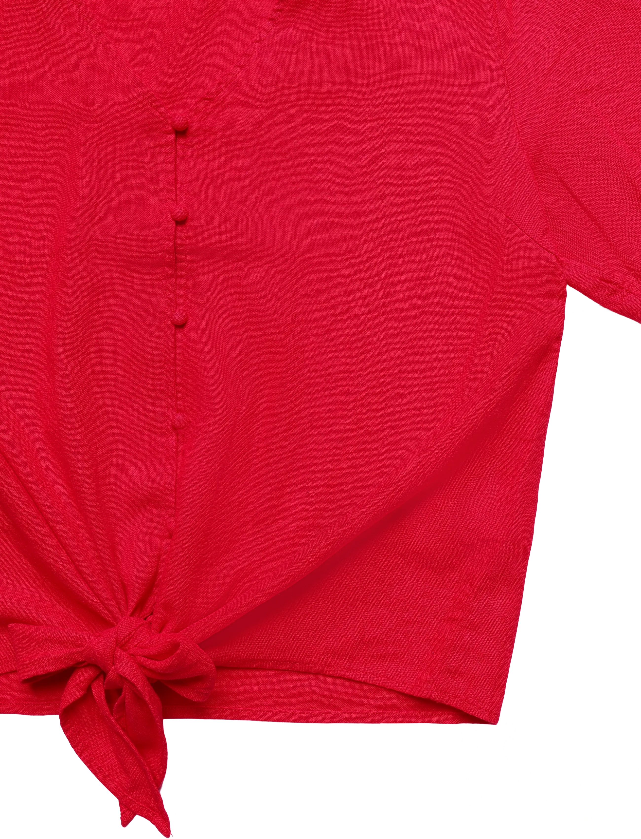 FREE/QUENT - FQLAVA-BLOUSE - kortärmade blusar - true red - 2
