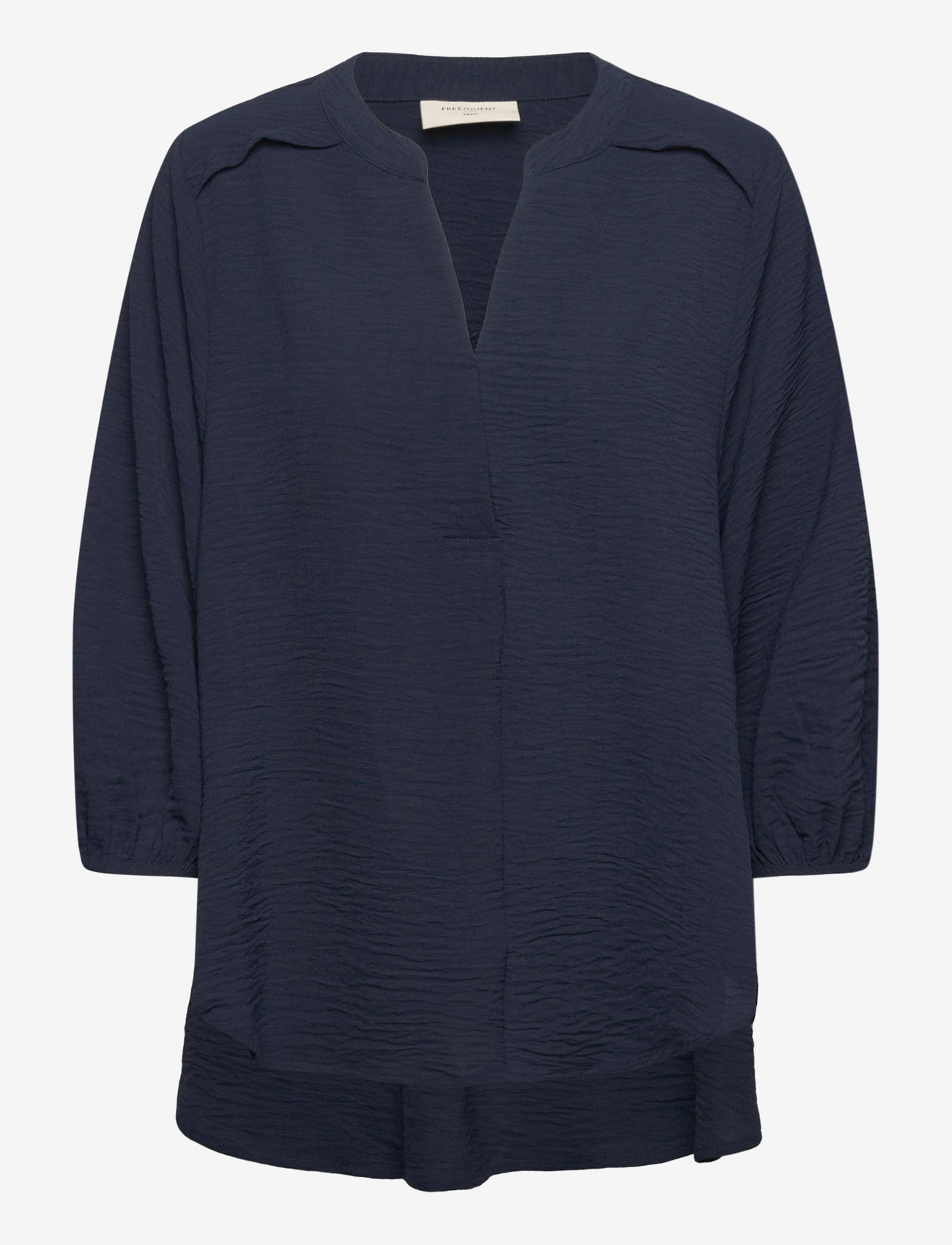 FREE/QUENT - FQTULIP-BLOUSE - långärmade blusar - navy blazer - 0