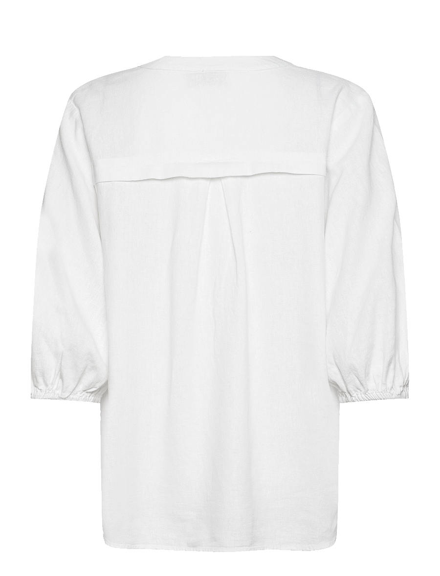 FREE/QUENT - FQLAVA-BLOUSE - leinenhemden - brilliant white - 1