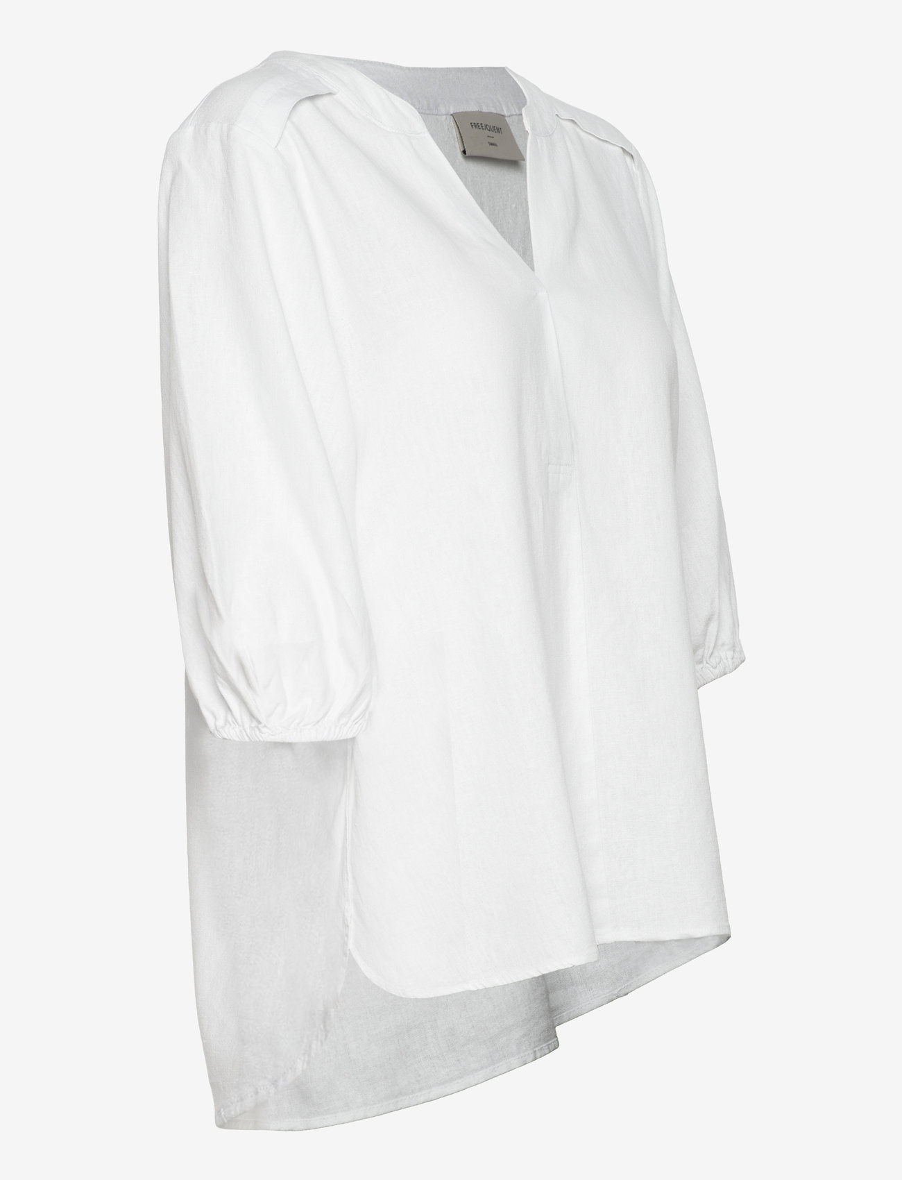 FREE/QUENT - FQLAVA-BLOUSE - hørskjorter - brilliant white - 2