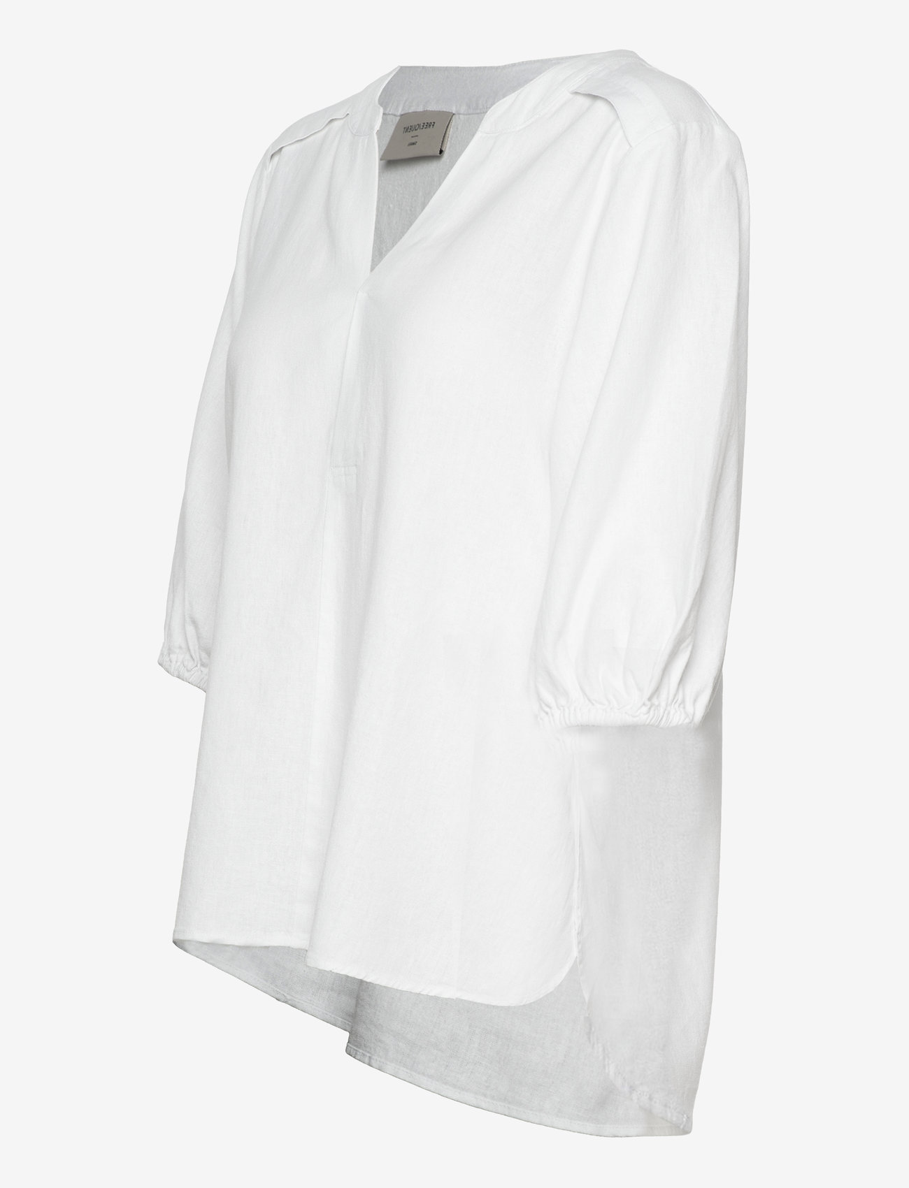 FREE/QUENT - FQLAVA-BLOUSE - hørskjorter - brilliant white - 3