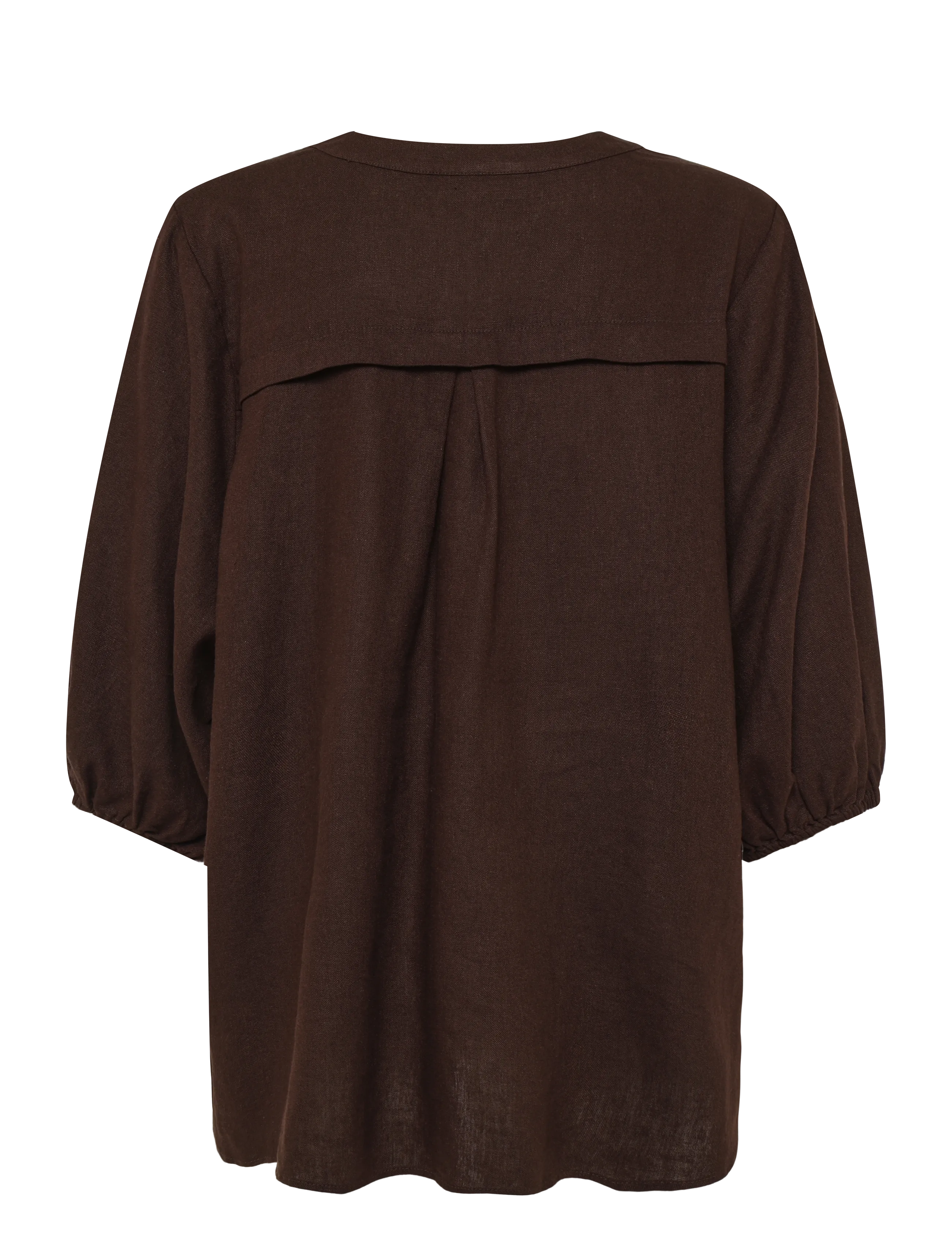 FREE/QUENT - FQLAVA-BLOUSE - linneskjortor - coffee bean - 1