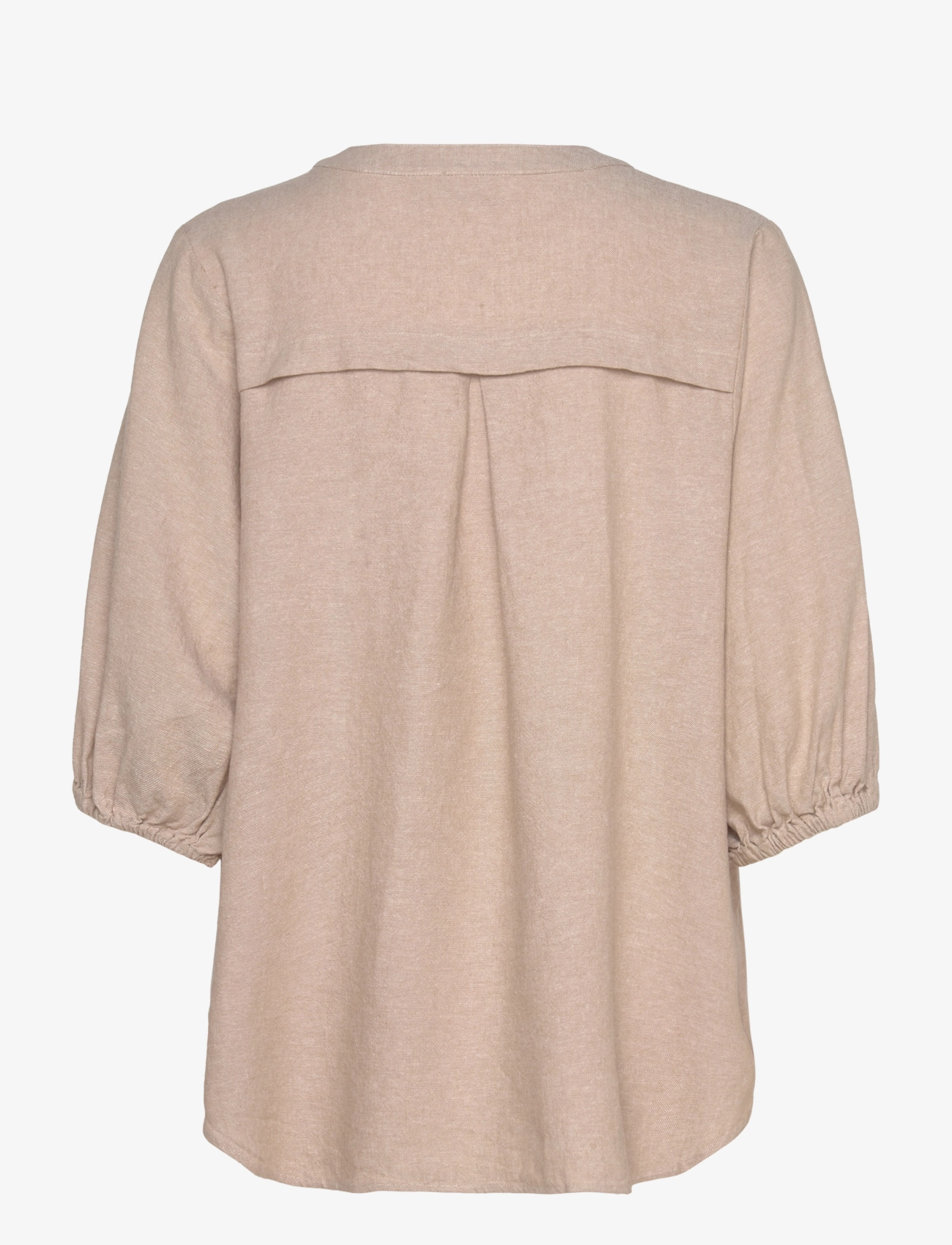 FREE/QUENT - FQLAVA-BLOUSE - linasest riidest särgid - sand melange - 1
