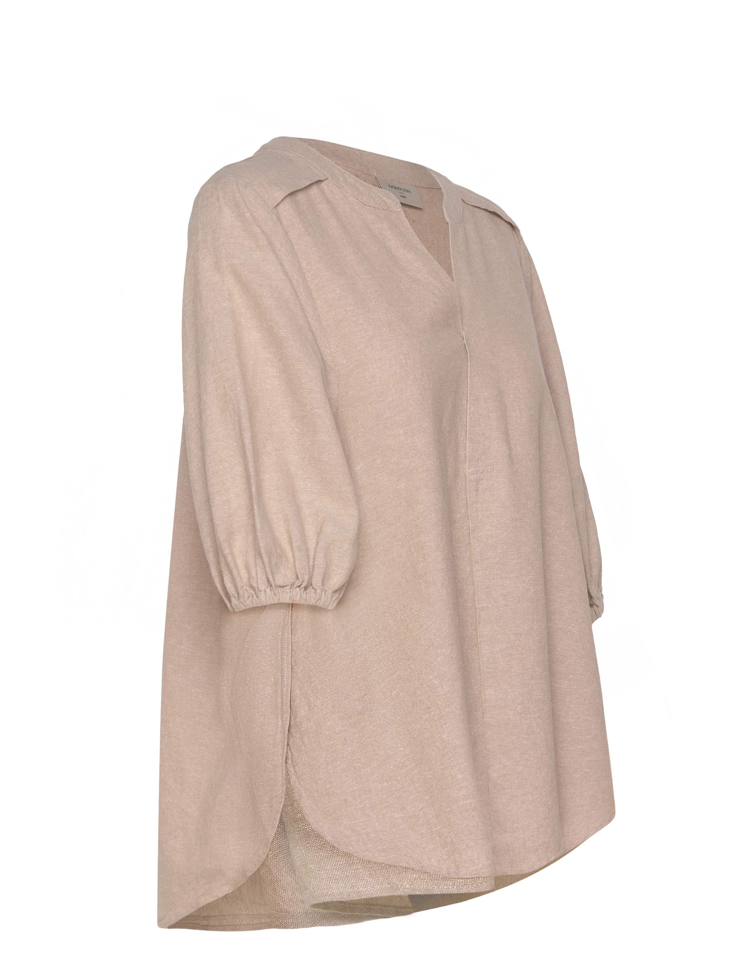 FREE/QUENT - FQLAVA-BLOUSE - linasest riidest särgid - sand melange - 3