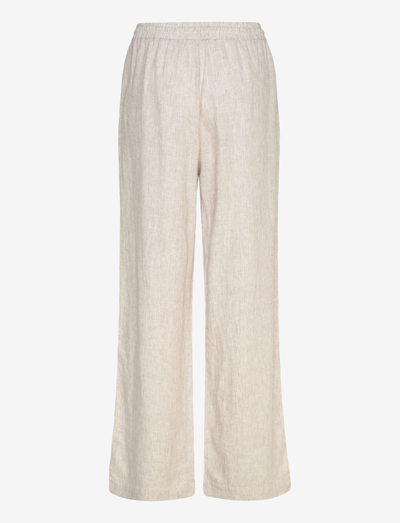 FREE/QUENT - FQLAVA-PANTS - linen trousers - silver mink w. star off-white - 1