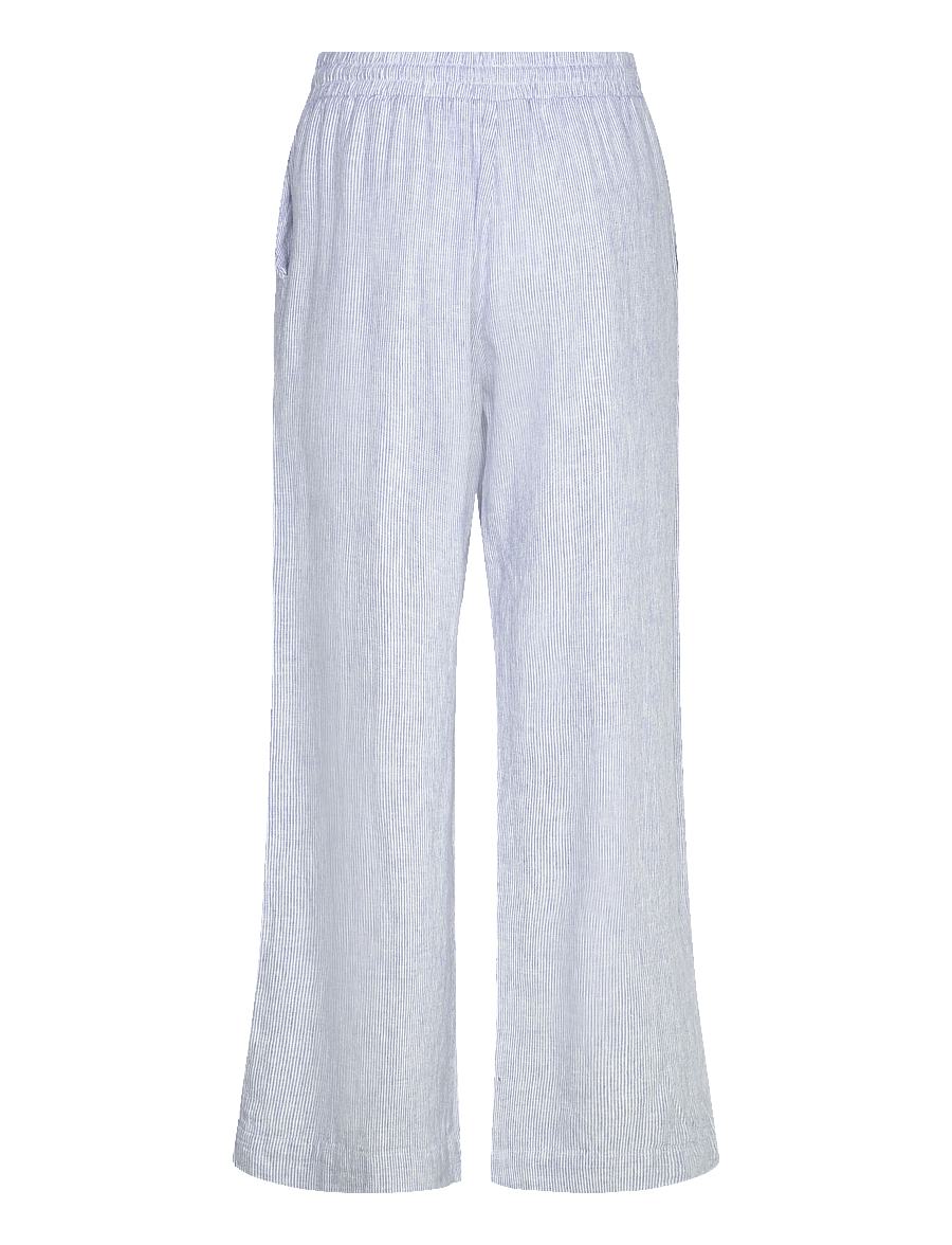 FREE/QUENT - FQLAVA-PANTS - linnebyxor - ultramarine w. star off-white - 2