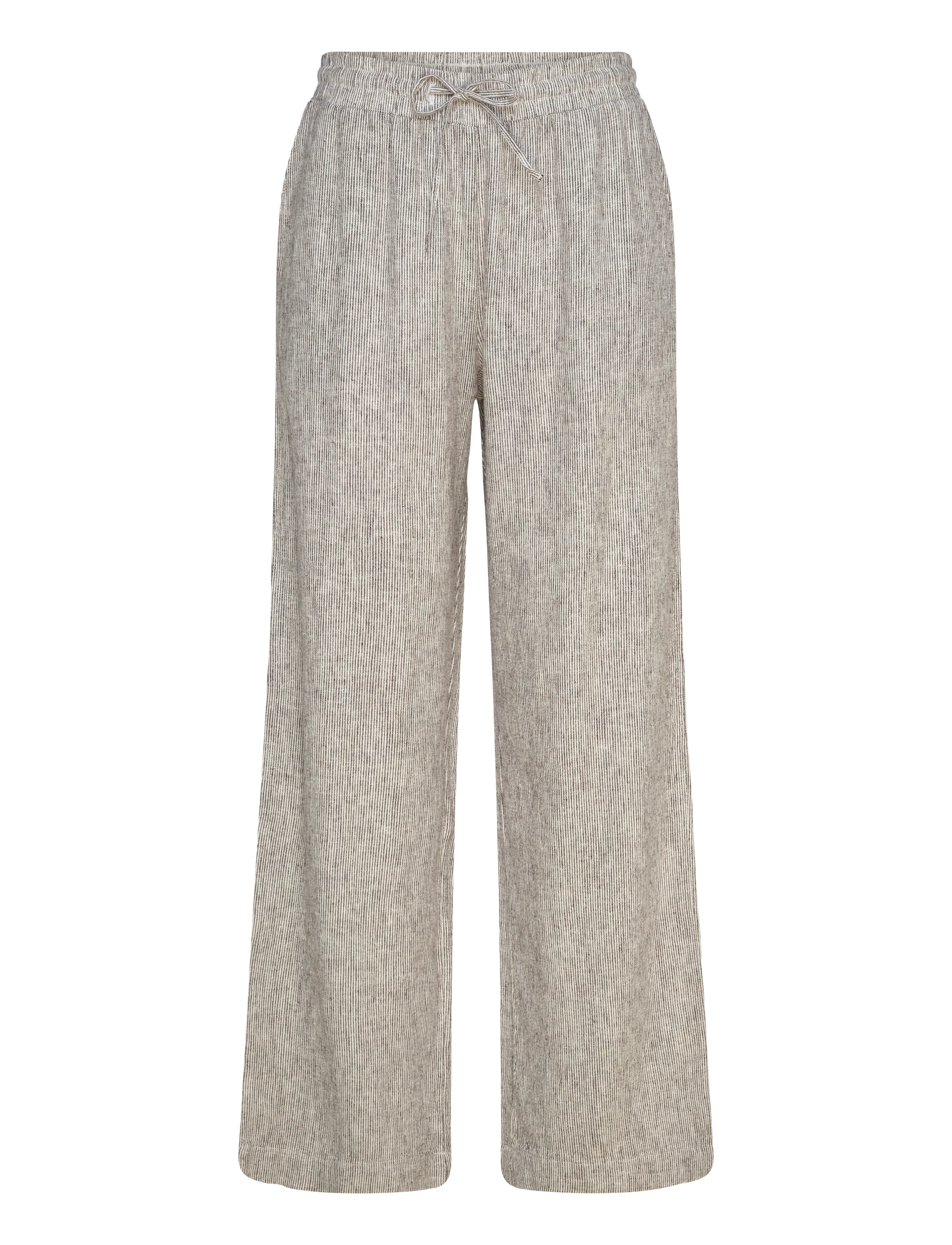 FREE/QUENT FQLAVA-PANTS - Tøj - COFFEE BEAN W. STAR OFF-WHITE / cream