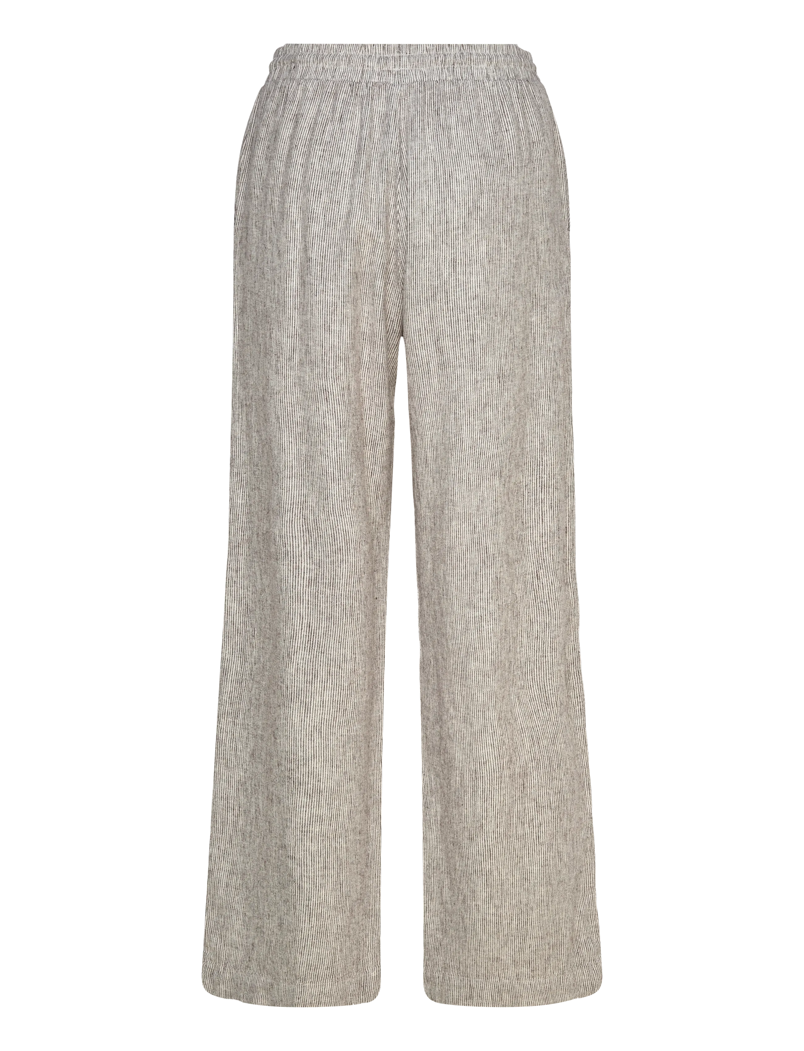 FREE/QUENT - FQLAVA-PANTS - linnebyxor - coffee bean w. star off-white - 2