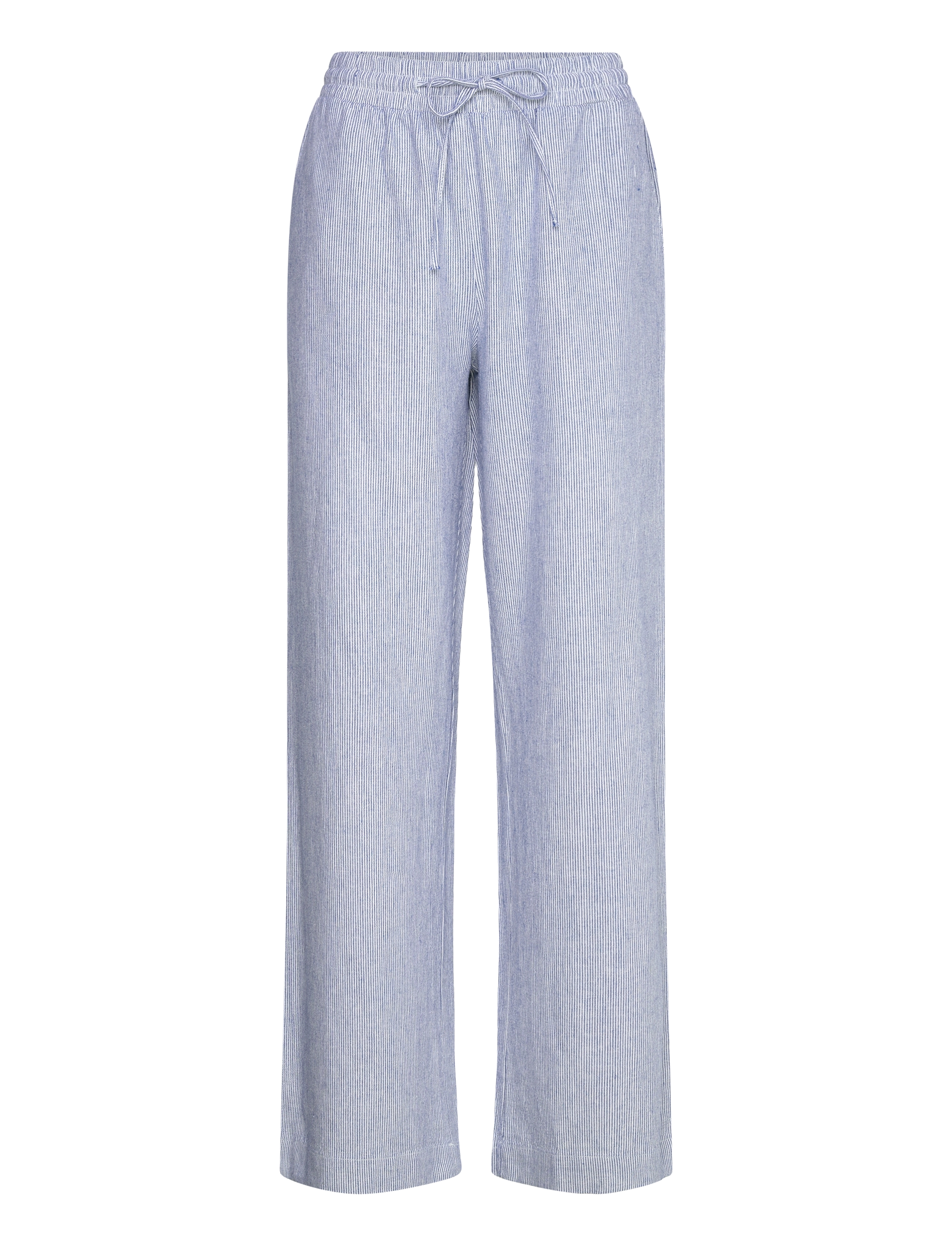 FREE/QUENT FQLAVA-PANTS - Tøj - OFF-WHITE W. NEBULAS BLUE / blue