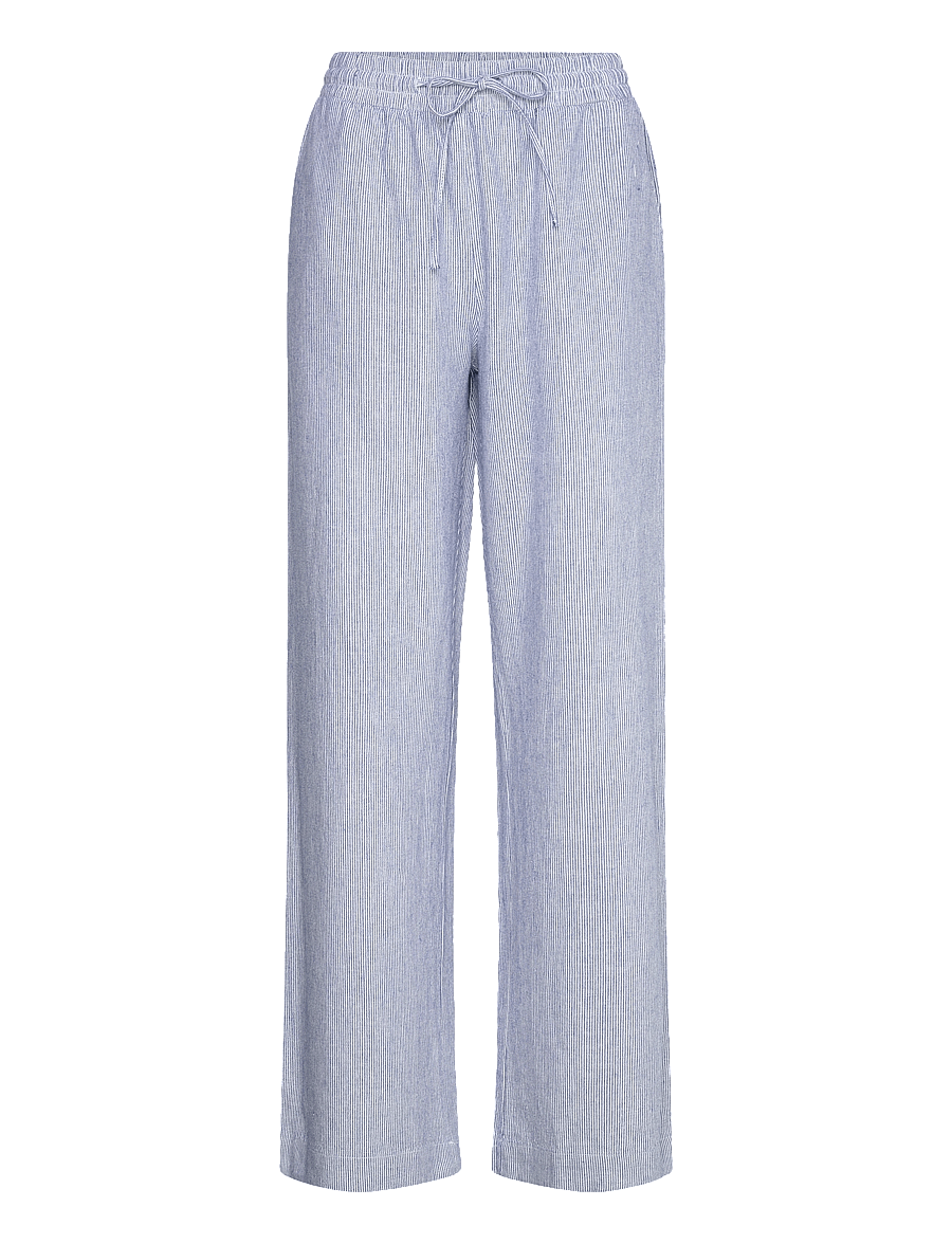 FREE/QUENT - FQLAVA-PANTS - linased püksid - off-white w. nebulas blue - 1
