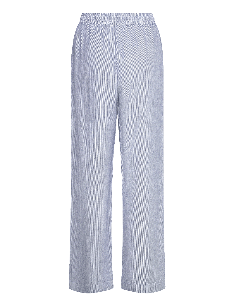 FREE/QUENT - FQLAVA-PANTS - hørbukser - off-white w. nebulas blue - 2