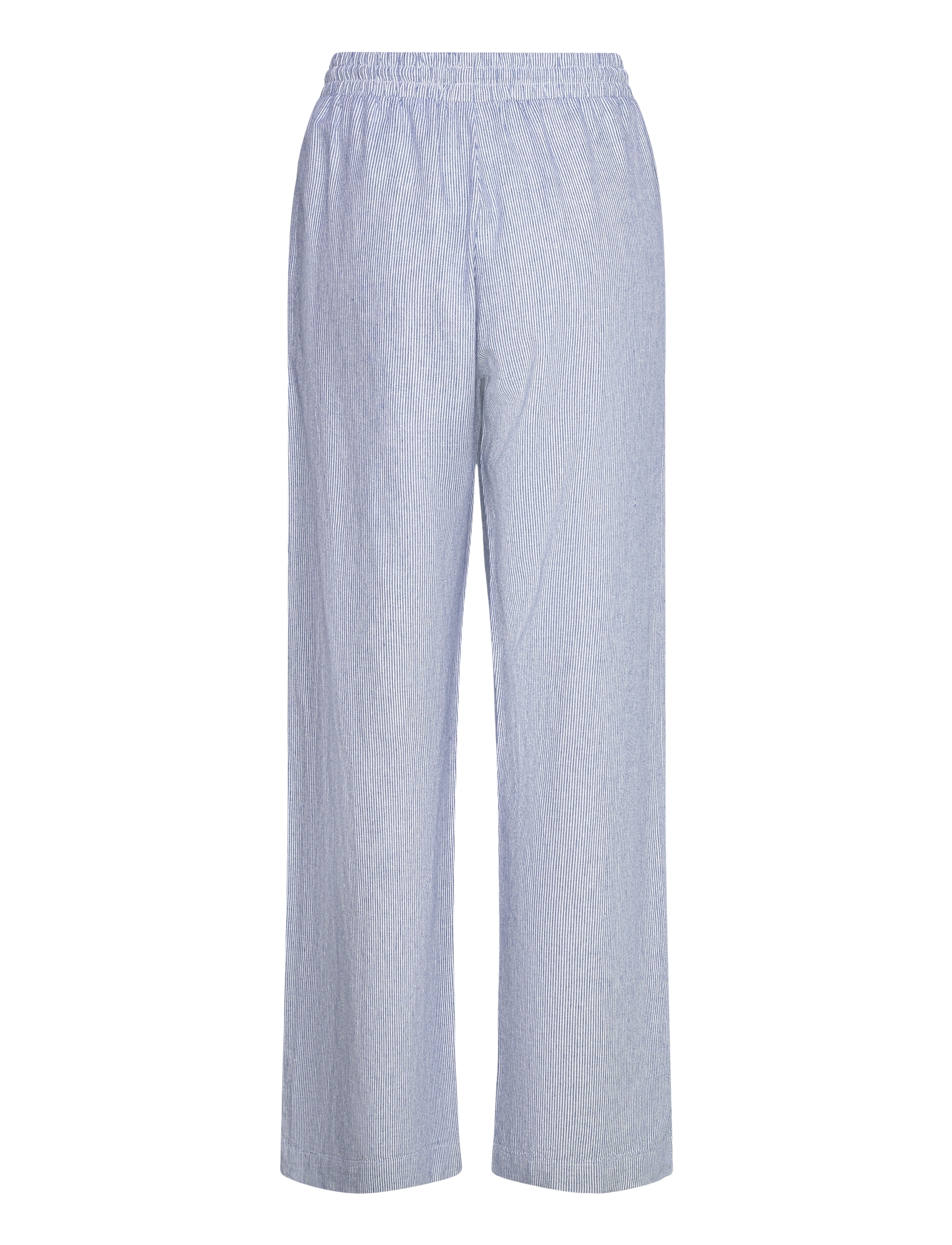 FREE/QUENT - FQLAVA-PANTS - linnebyxor - off-white w. nebulas blue - 2