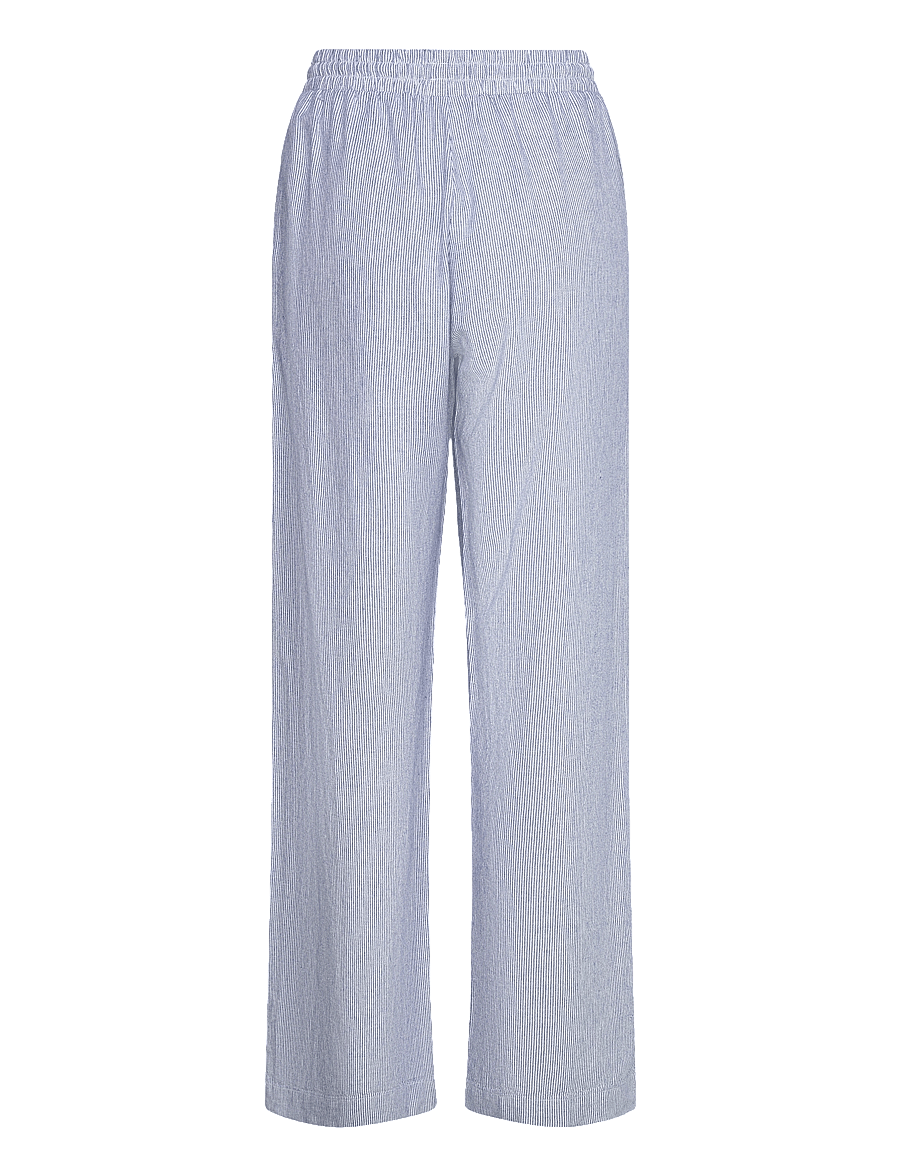 FREE/QUENT - FQLAVA-PANTS - linased püksid - off-white w. nebulas blue - 2