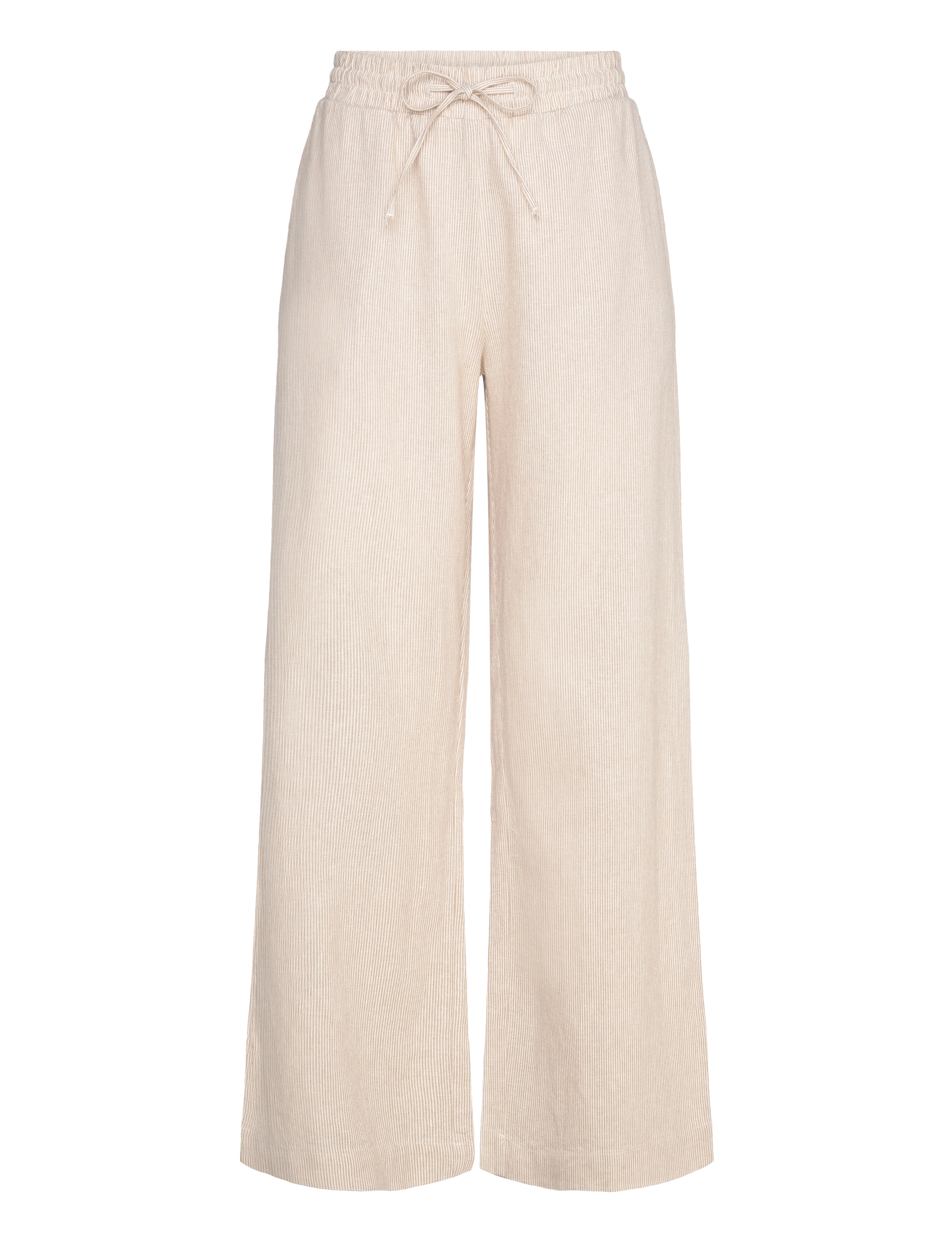 FREE/QUENT FQLAVA-PANTS - Tøj - SIMPLY TAUPE W. OFF-WHITE / beige