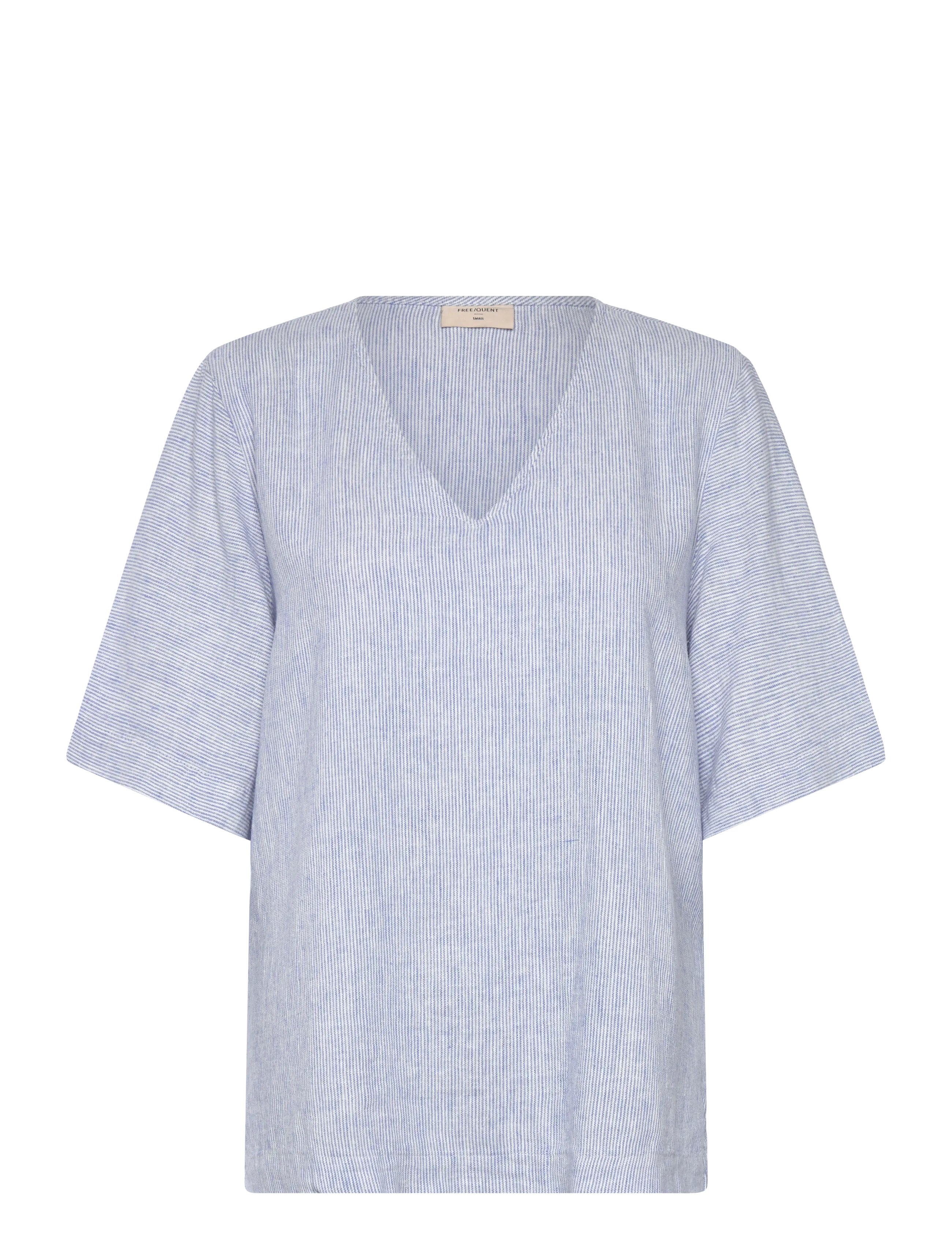 FREE/QUENT FQLAVA-BLOUSE - Blouses - ULTRAMARINE W. STAR OFF-WHITE / blue