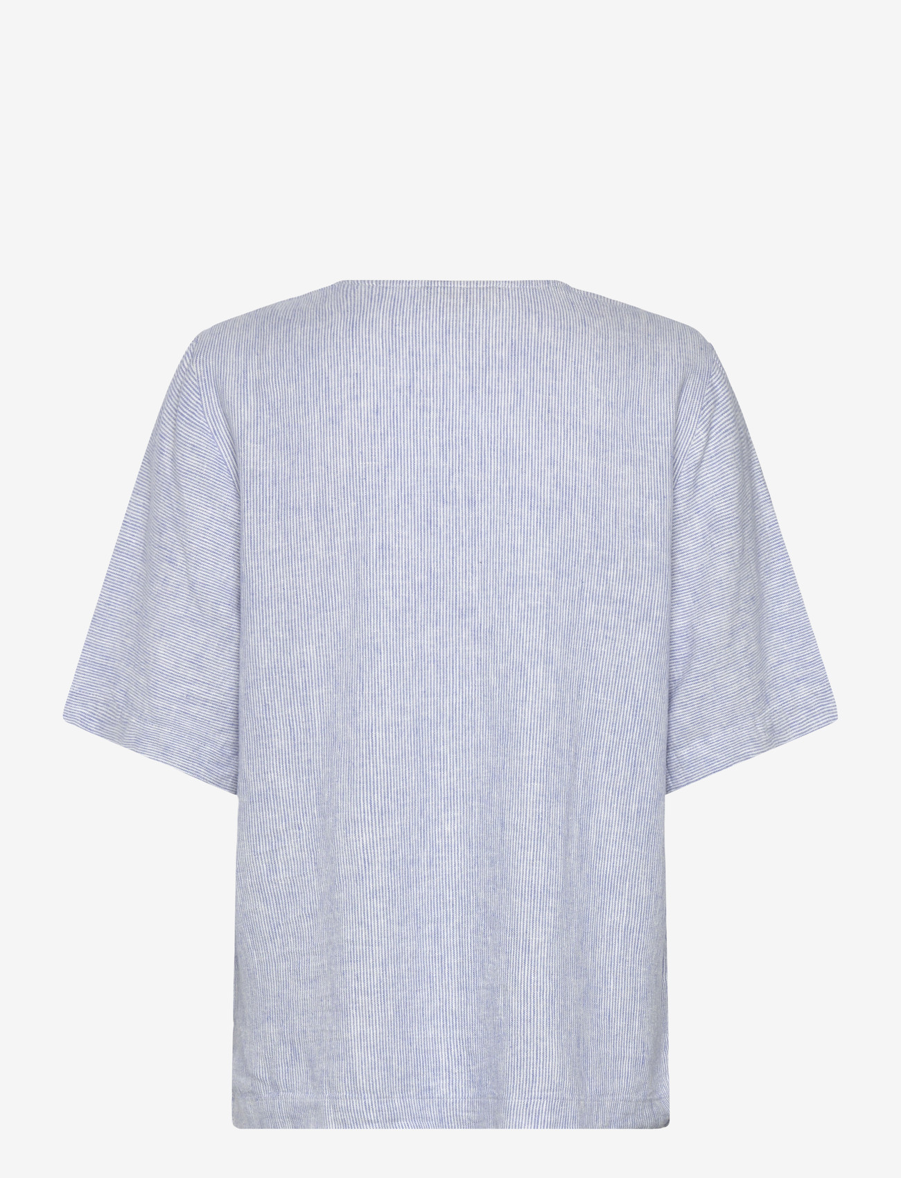 FREE/QUENT - FQLAVA-BLOUSE - kortærmede bluser - ultramarine w. star off-white - 1