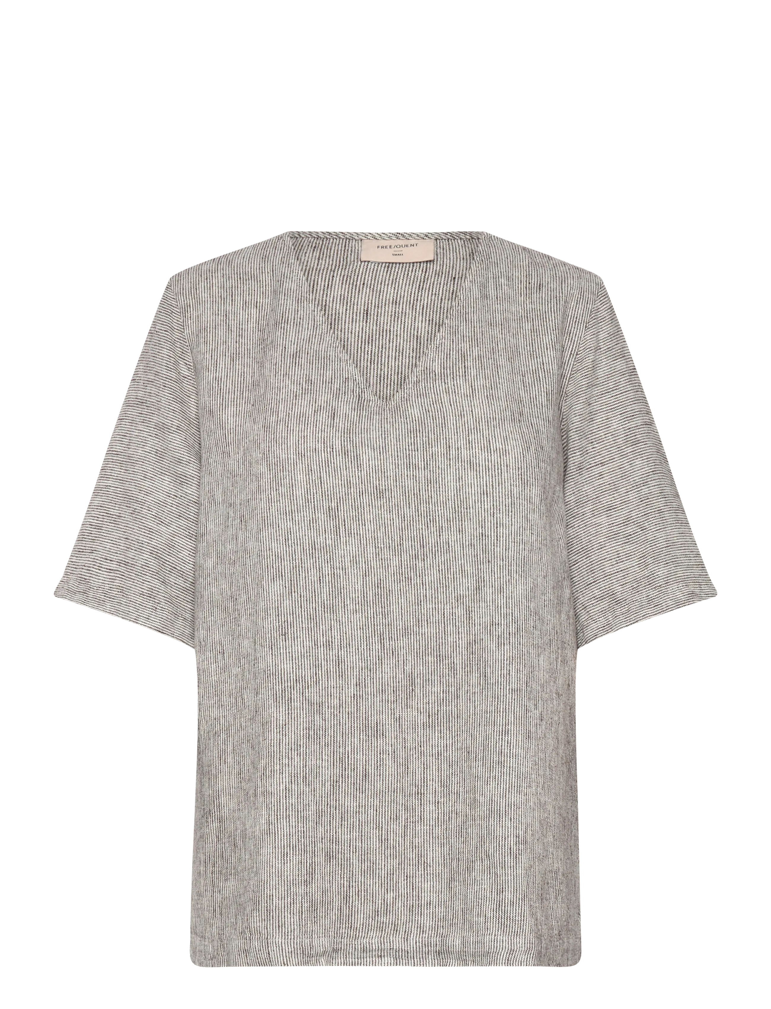 FREE/QUENT FQLAVA-BLOUSE - Chemisiers - COFFEE BEAN W. STAR OFF-WHITE / brown