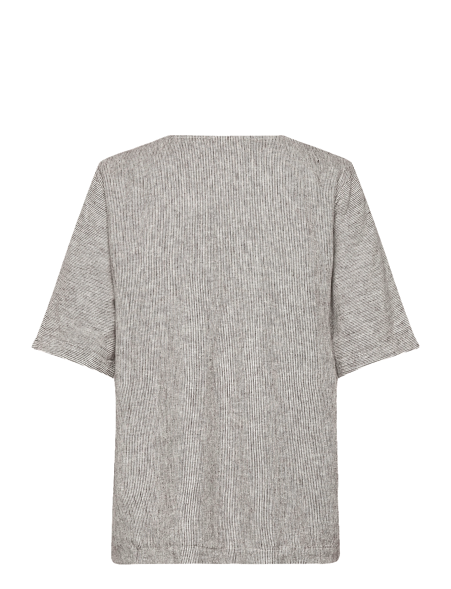 FREE/QUENT - FQLAVA-BLOUSE - blouses à manches courtes - coffee bean w. star off-white - 2