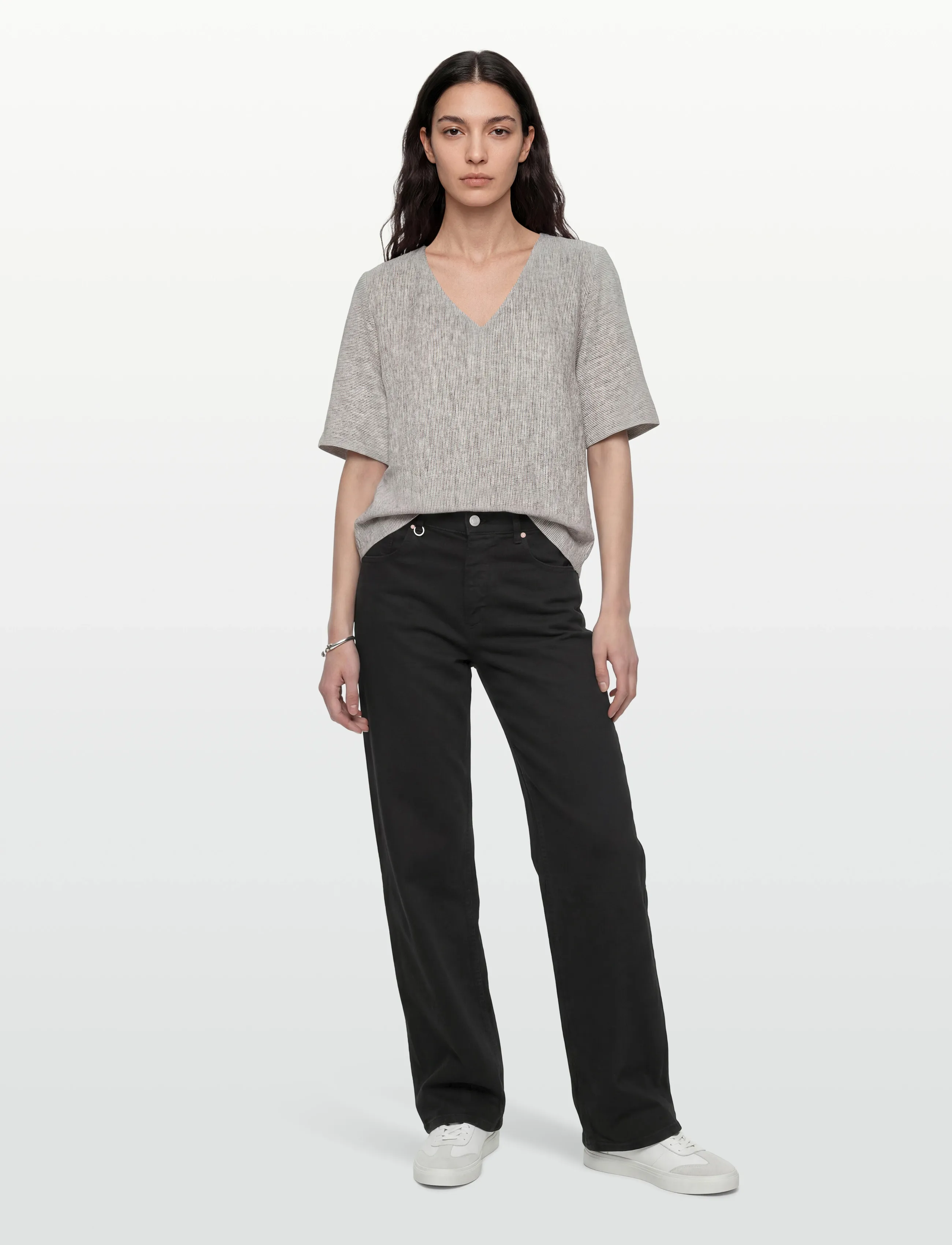 FREE/QUENT FQLAVA-BLOUSE - Blusen - COFFEE BEAN W. STAR OFF-WHITE / brown