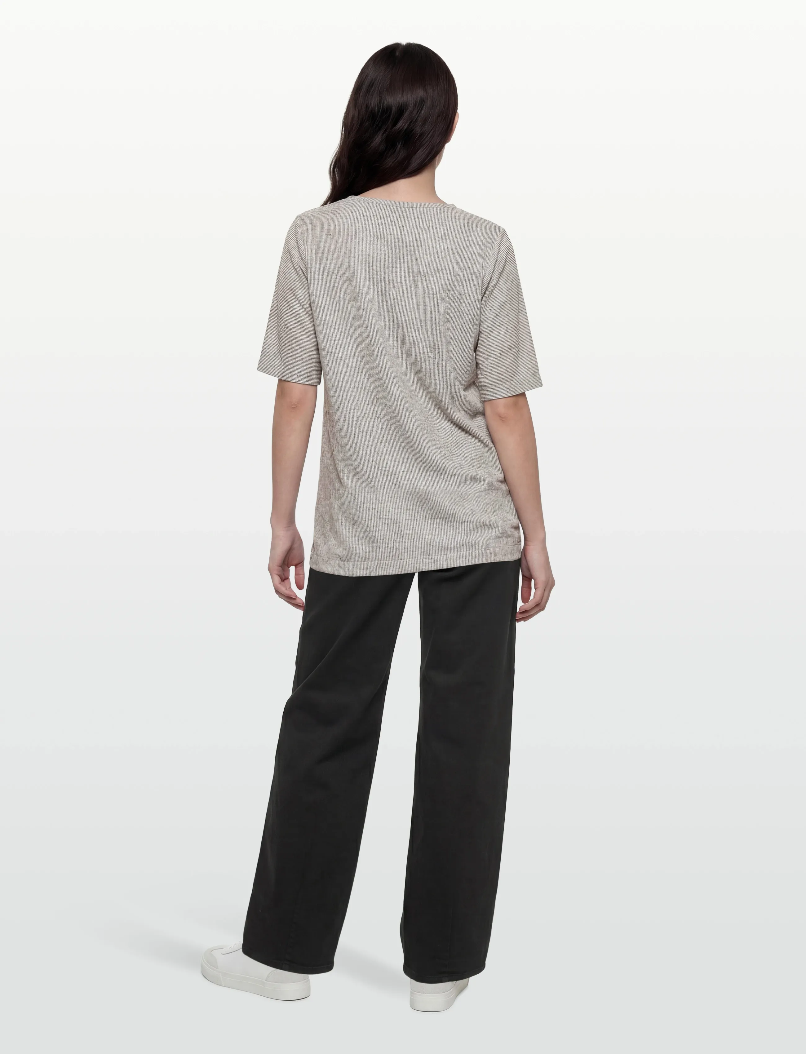 FREE/QUENT - FQLAVA-BLOUSE - kortärmade blusar - coffee bean w. star off-white - 4
