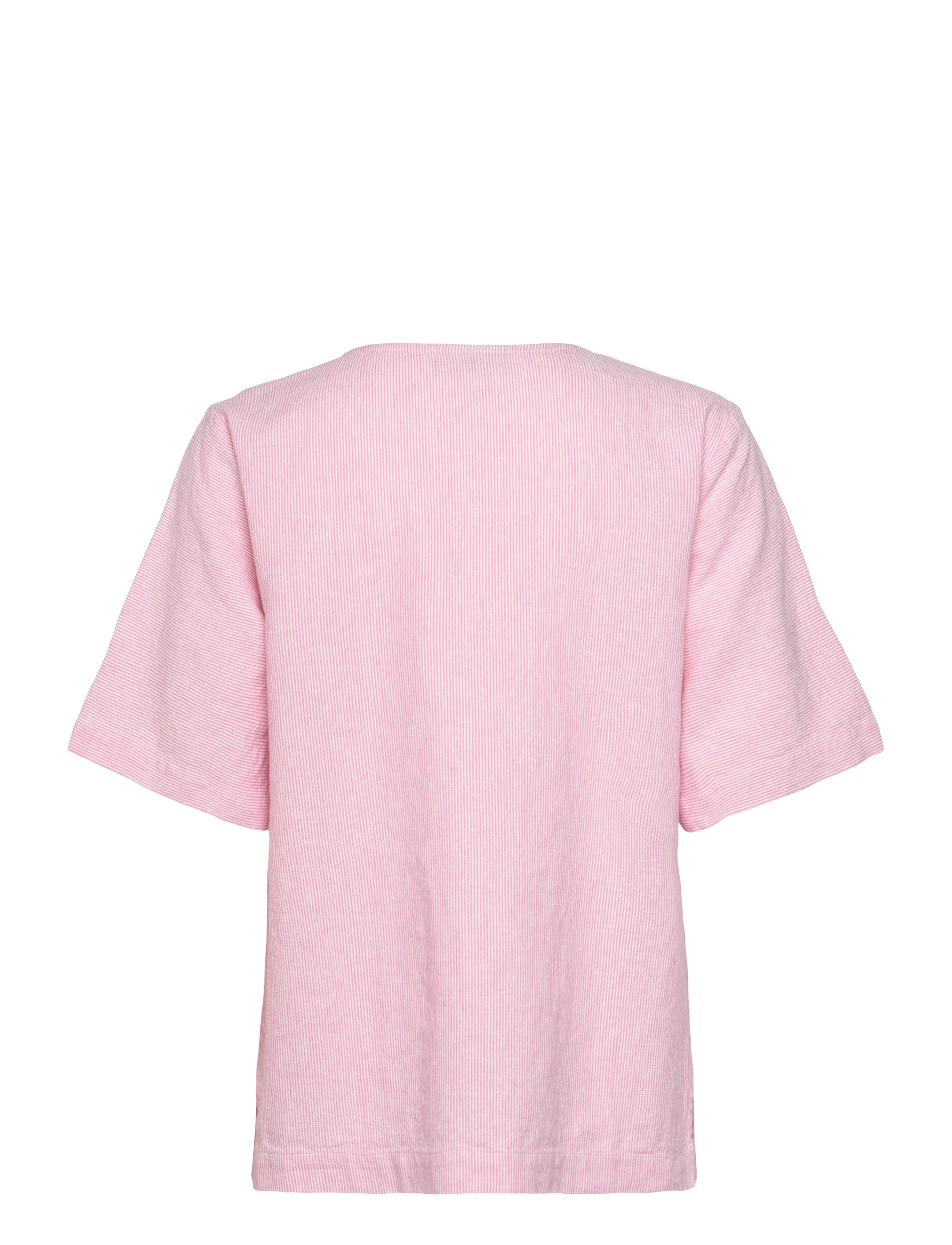 FREE/QUENT - FQLAVA-BLOUSE - short-sleeved blouses - off-white w. fuchsia pink - 2
