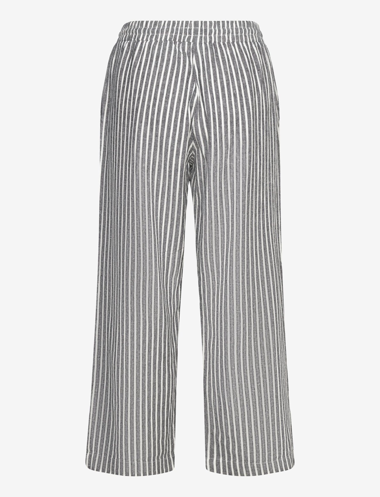 FREE/QUENT - FQLAVA-PANTS - spodnie lniane - black w. off-white - 1