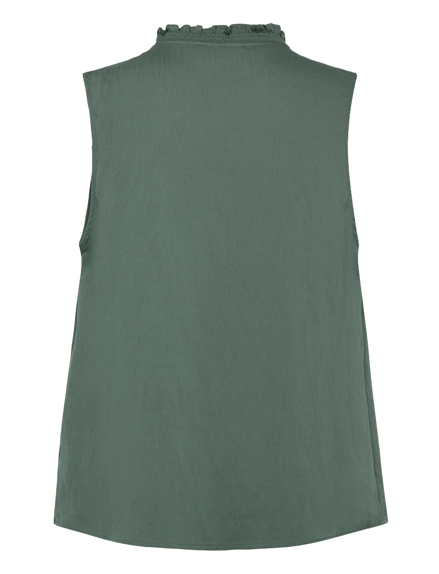 FREE/QUENT - FQESALLY-BLOUSE - kortærmede skjorter - dark forest - 2