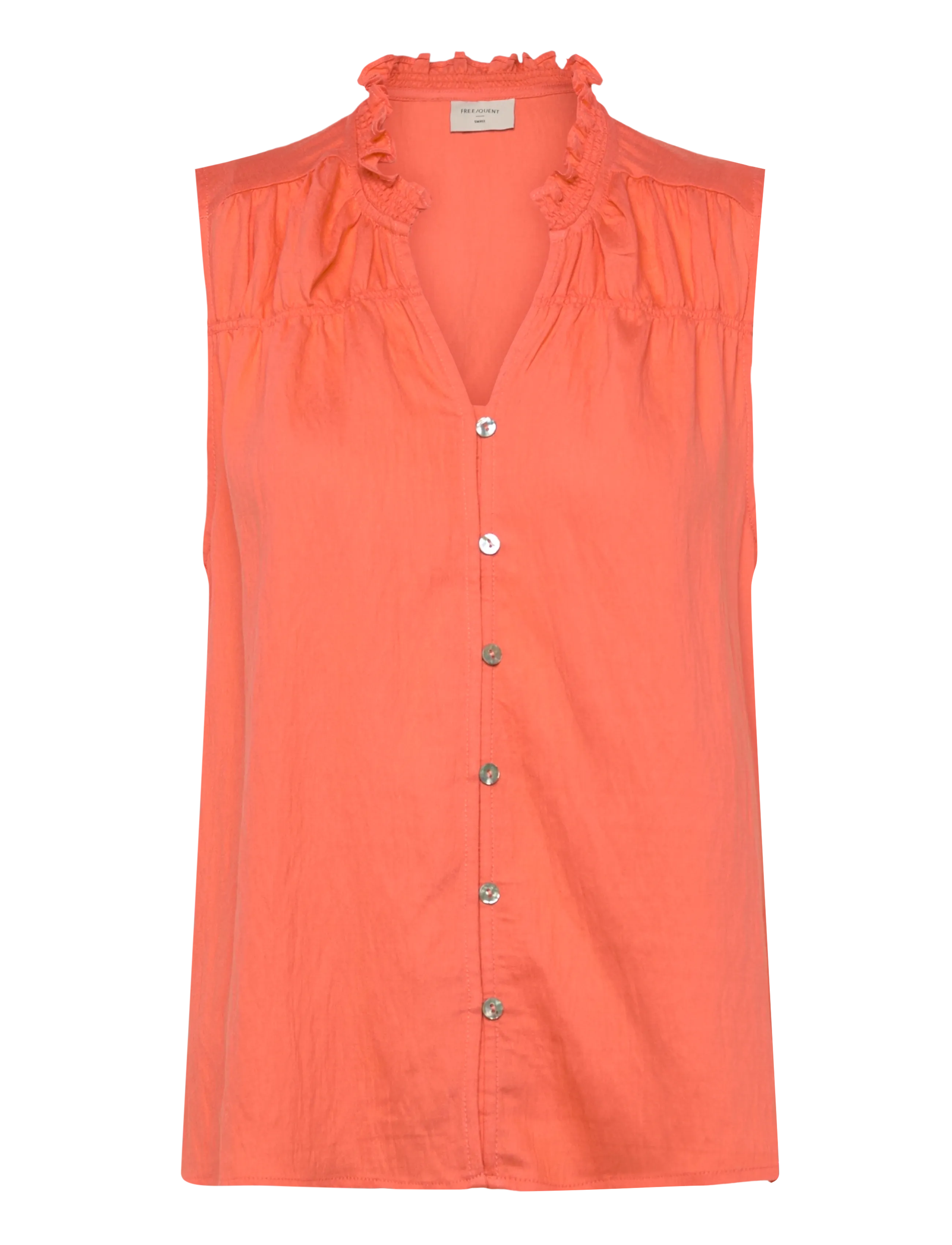 FREE/QUENT FQESALLY-BLOUSE - Tøj - FRESH SALMON / coral