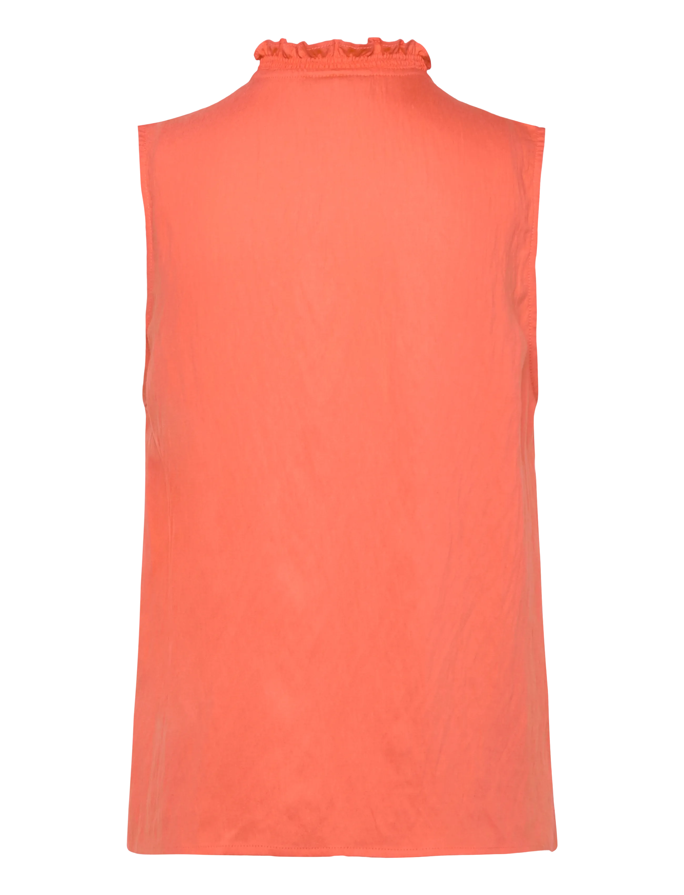 FREE/QUENT - FQESALLY-BLOUSE - kurzärmlige hemden - fresh salmon - 1