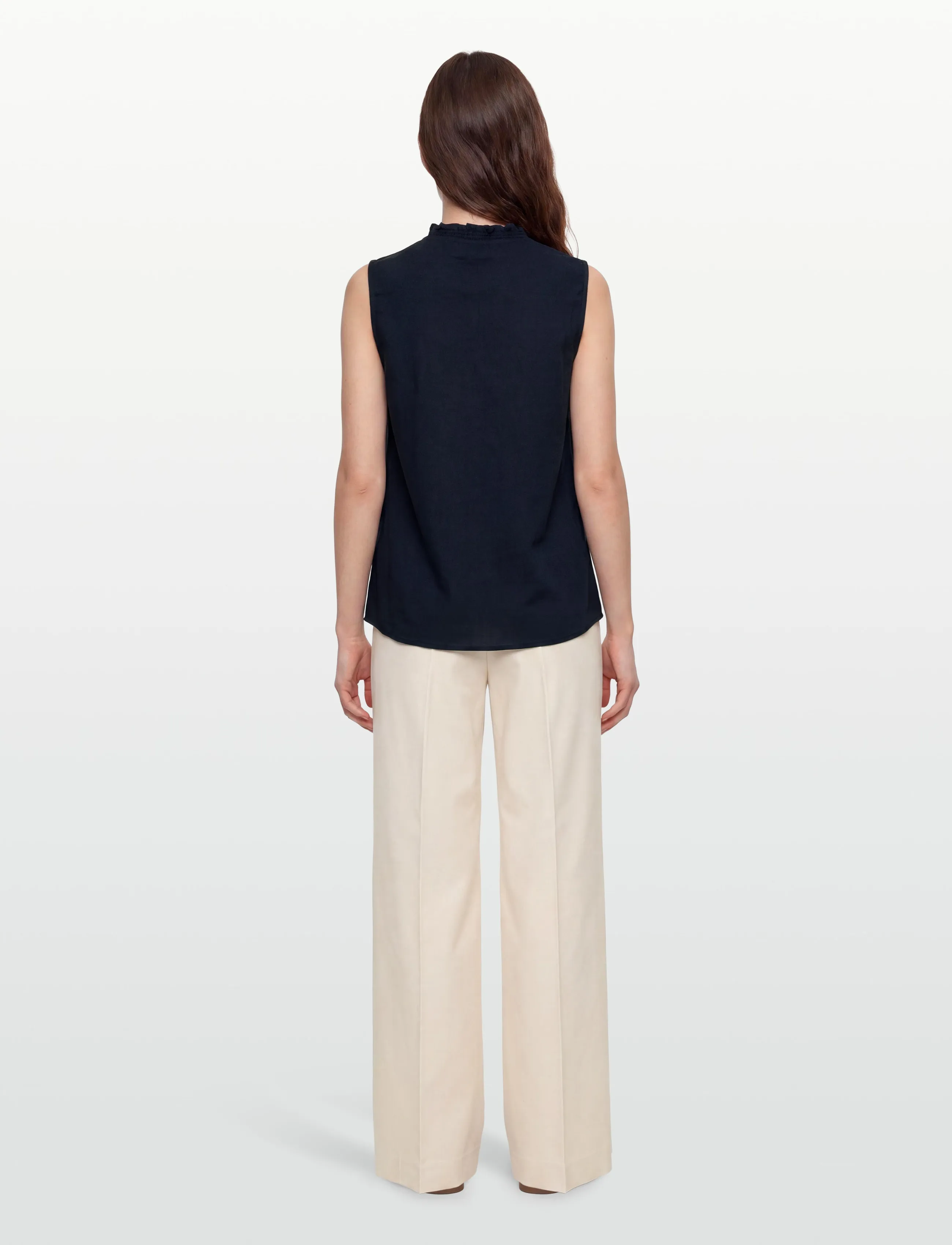 FREE/QUENT - FQESALLY-BLOUSE - short-sleeved shirts - navy blazer - 4