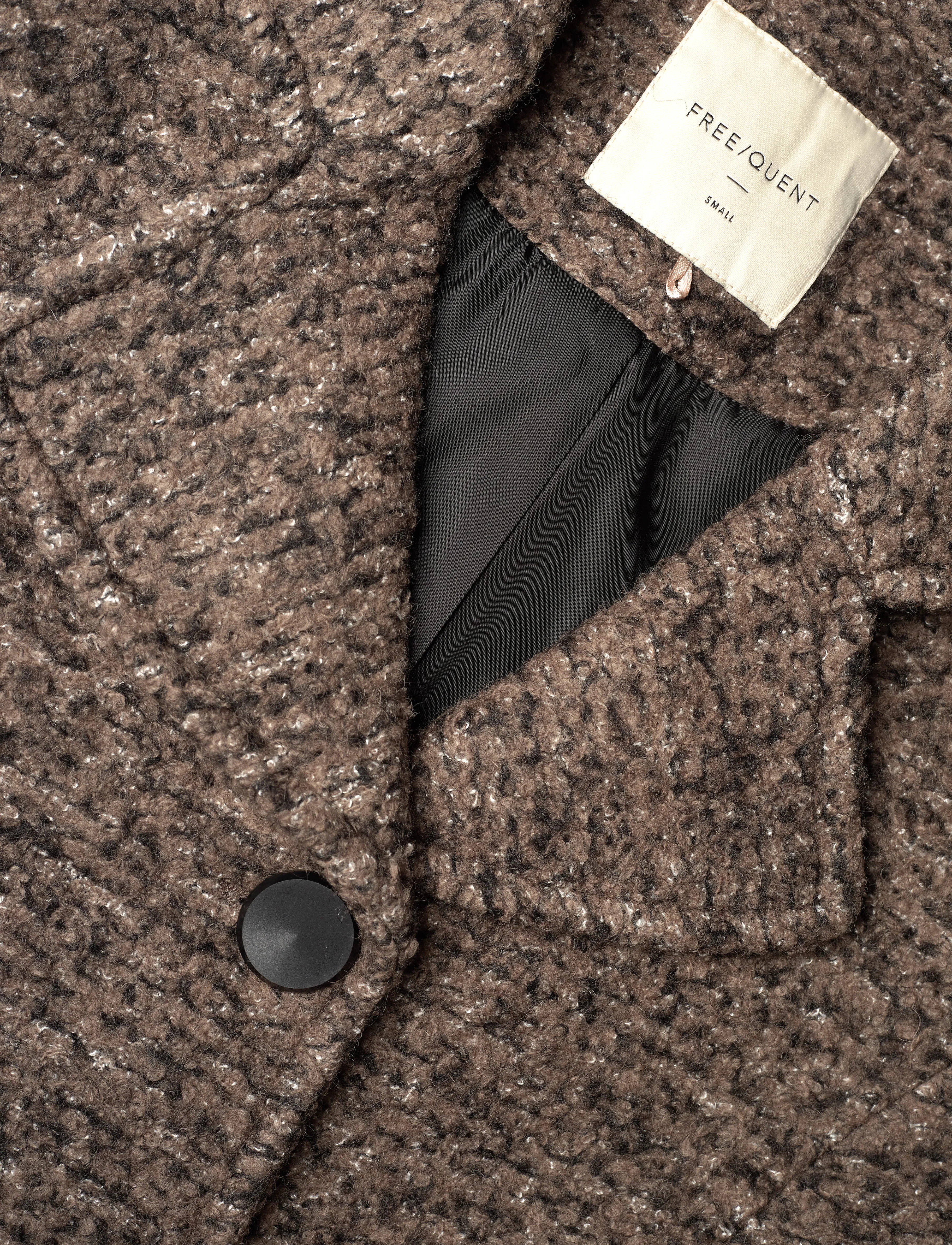 FREE/QUENT - FQBUGGY-JACKET - simply taupe w. black - 5