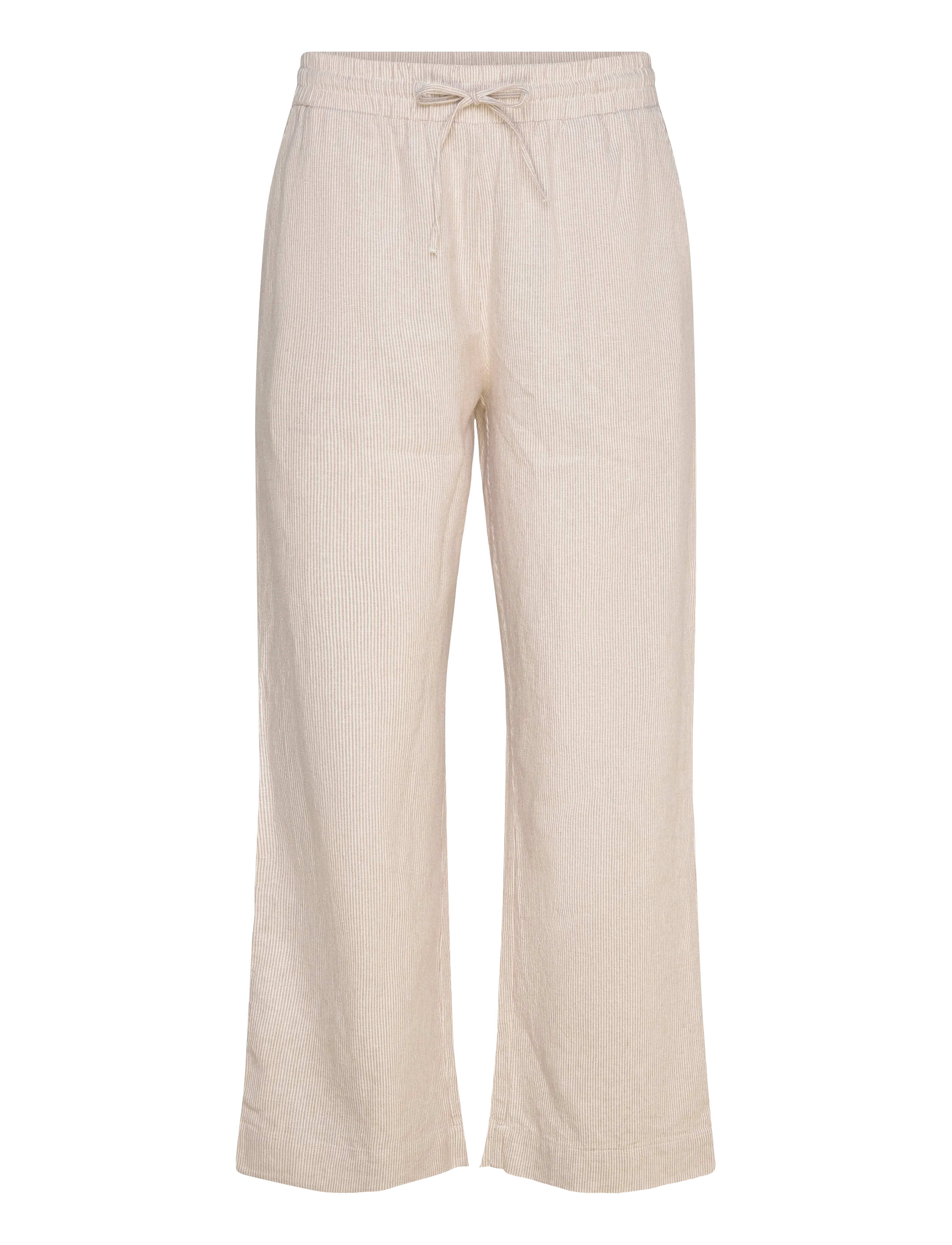 FREE/QUENT FQLAVA-PANTS - Pantalons - SIMPLY TAUPE W. OFF-WHITE / beige