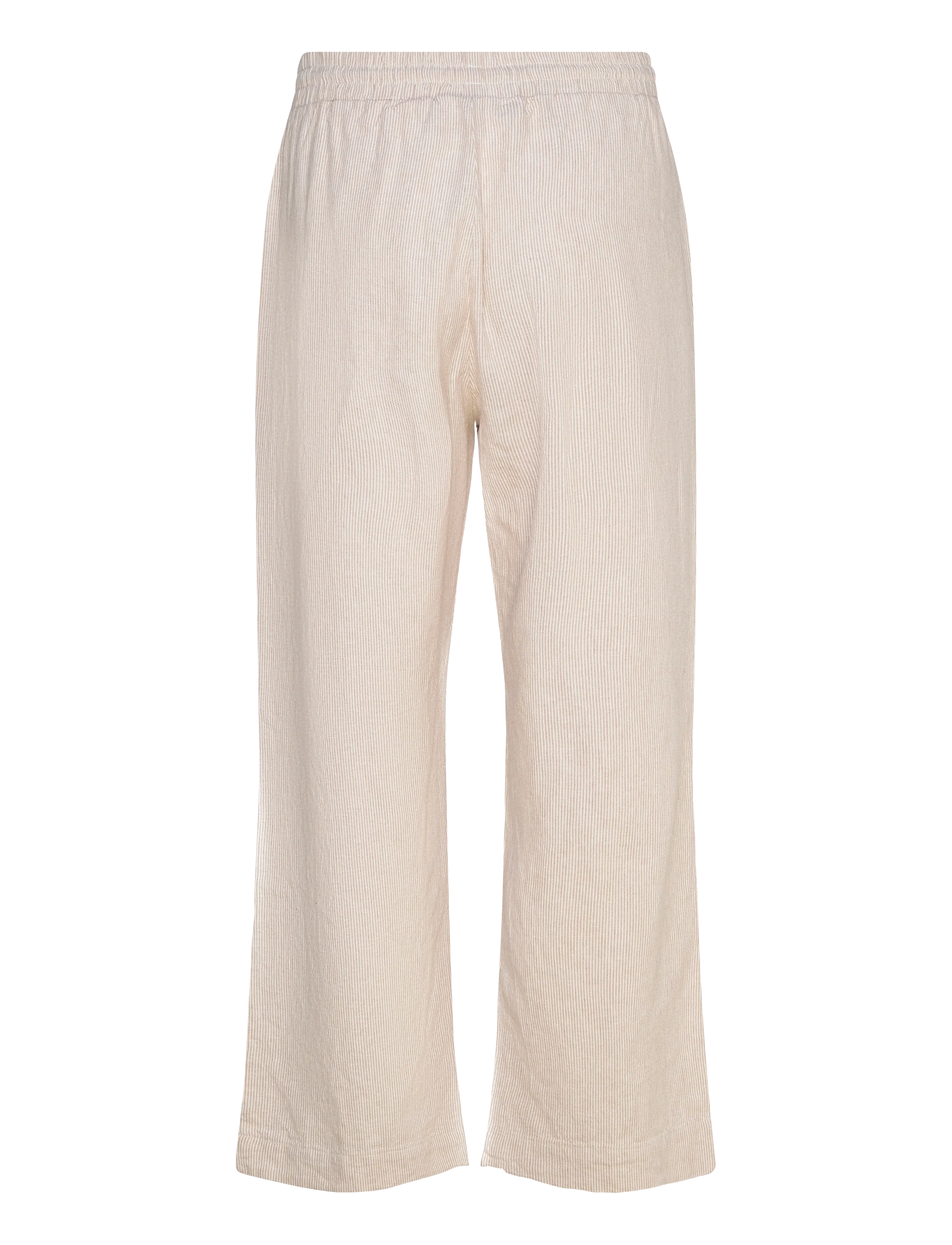 FREE/QUENT - FQLAVA-PANTS - straight leg trousers - simply taupe w. off-white - 1