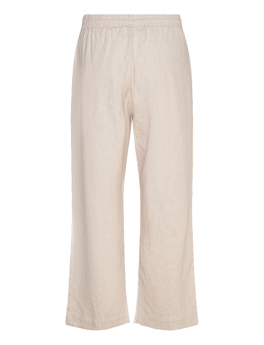 FREE/QUENT - FQLAVA-PANTS - raka byxor - simply taupe w. off-white - 2
