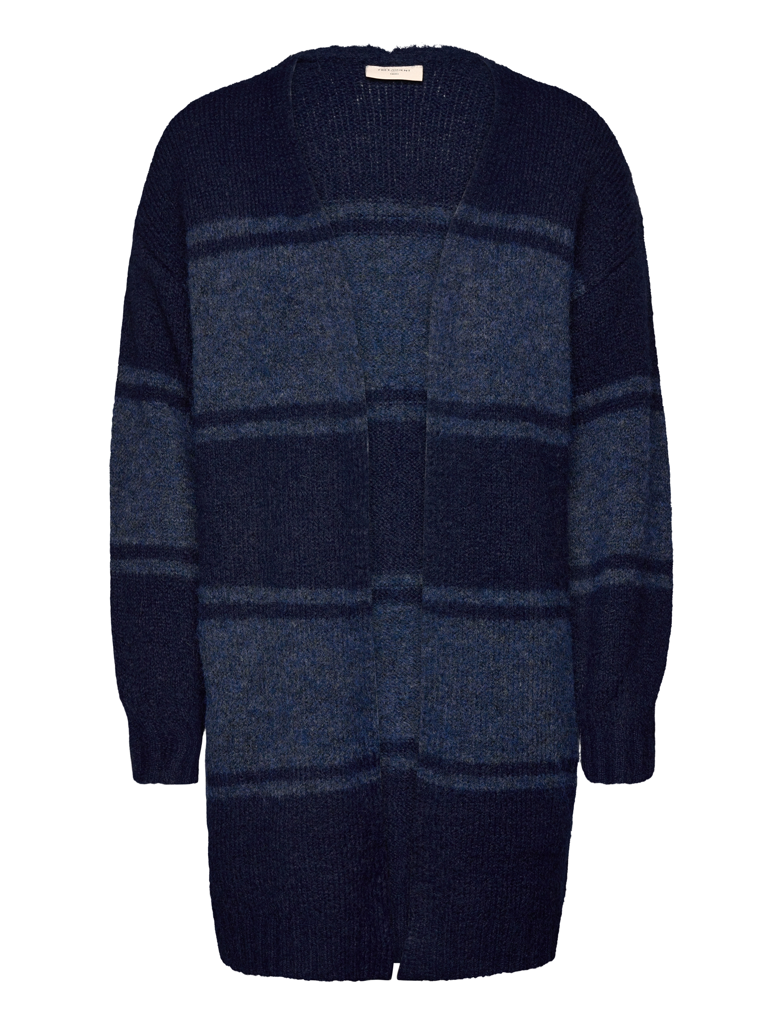 FREE/QUENT - FQLOUISA-CARDIGAN - cardigans - vintage indigo ml w navy bl ml - 0