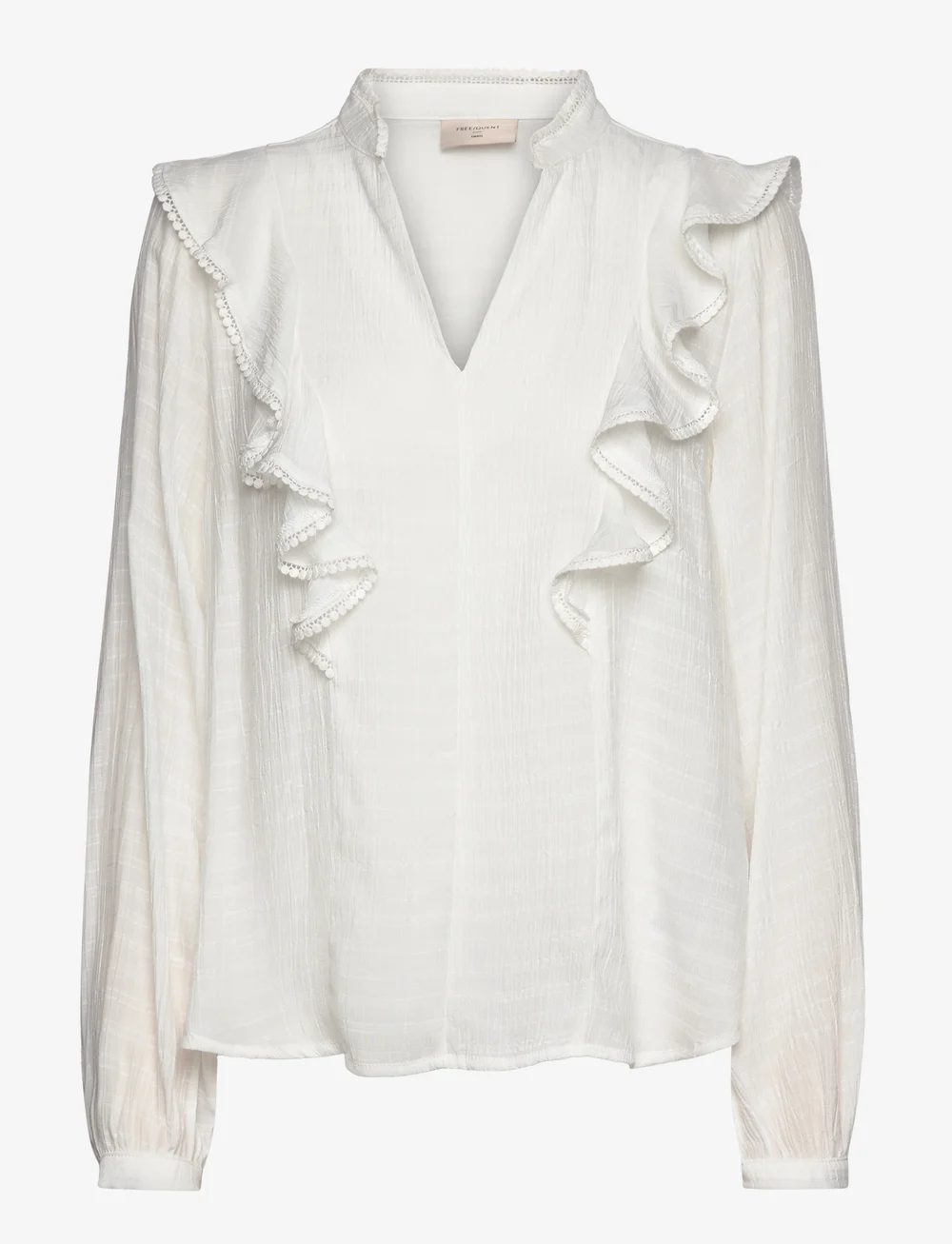 FREE/QUENT - FQSHU-SHIRT - long sleeved blouses - star off-white - 0