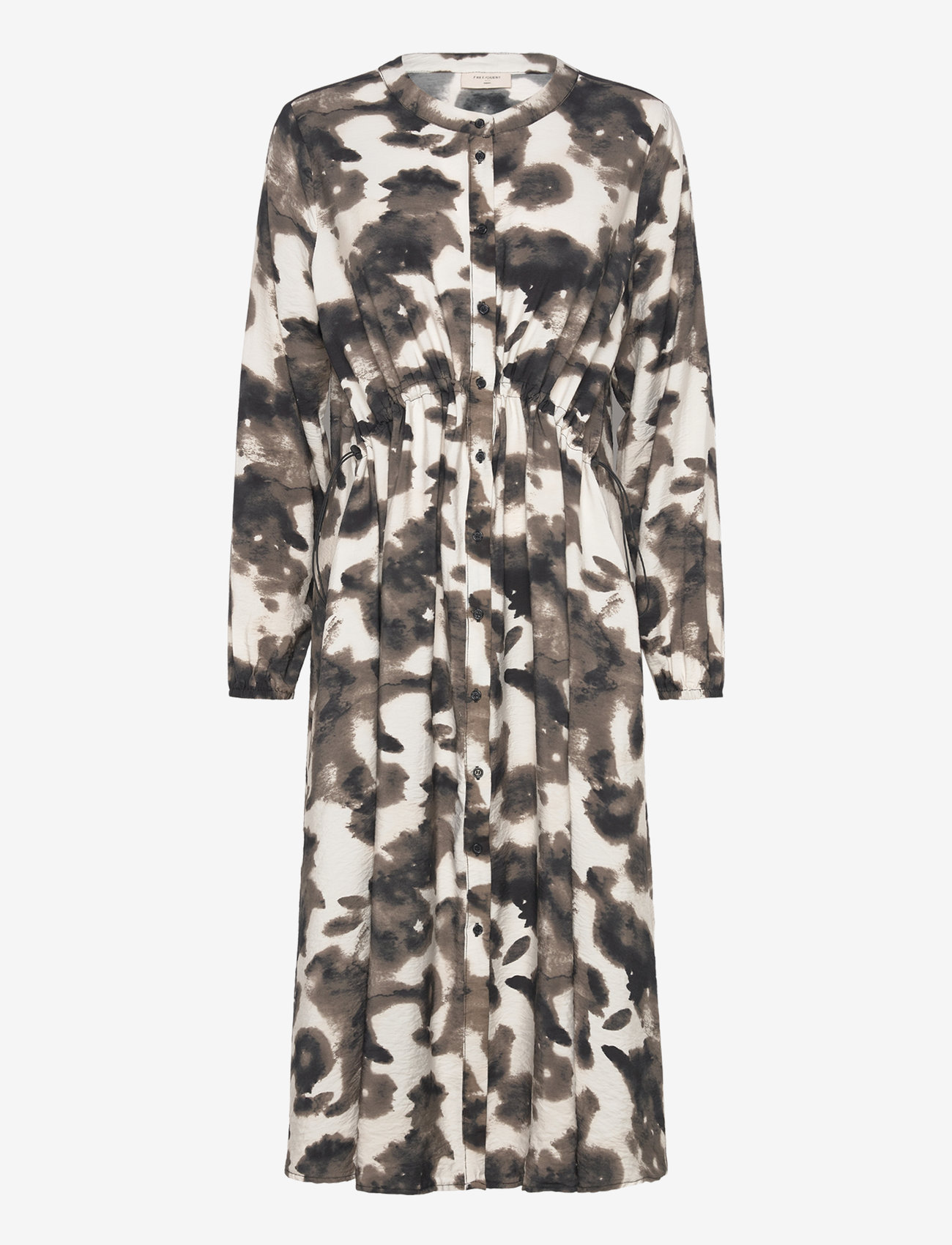 FREE/QUENT - FQJULIE-DRESS - skjortekjoler - moonbeam w. black - 0