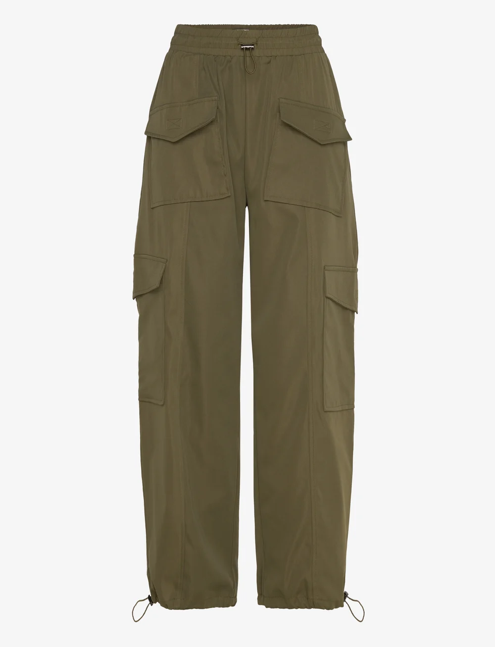 FREE/QUENT - FQTARGO-PANTS - cargobyxor - olive night - 0