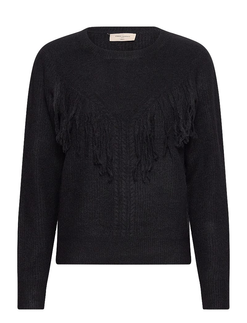 FREE/QUENT - FQFRINGE-PULLOVER - pullover - black - 0