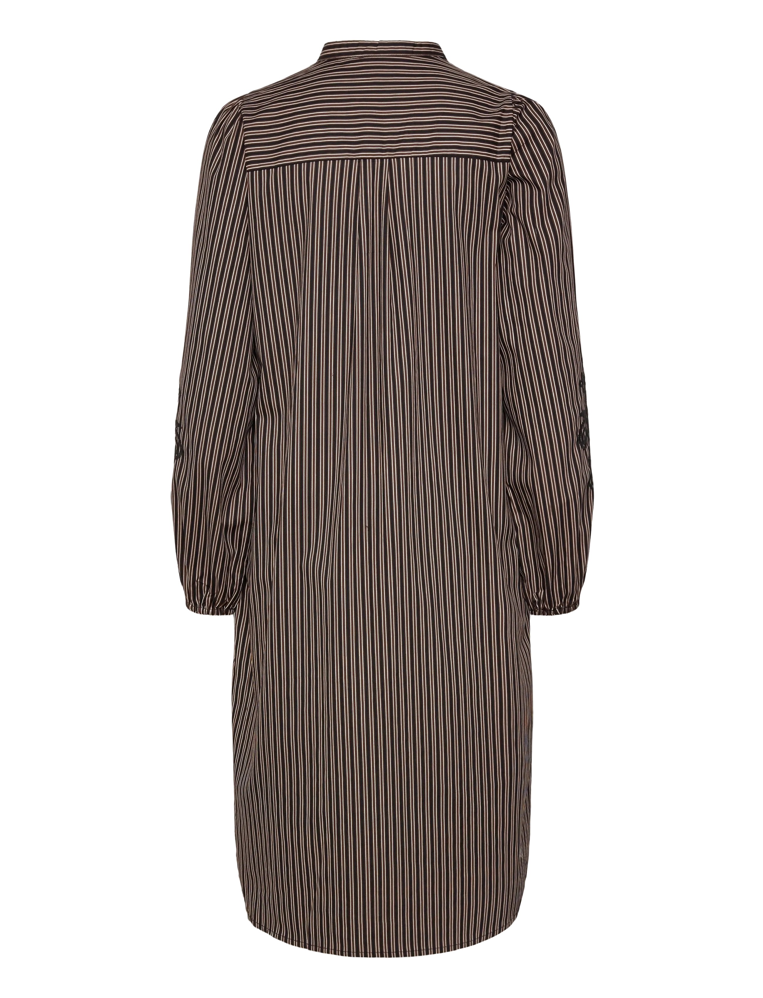 FREE/QUENT - Dress  - coffee bean w. black - 2