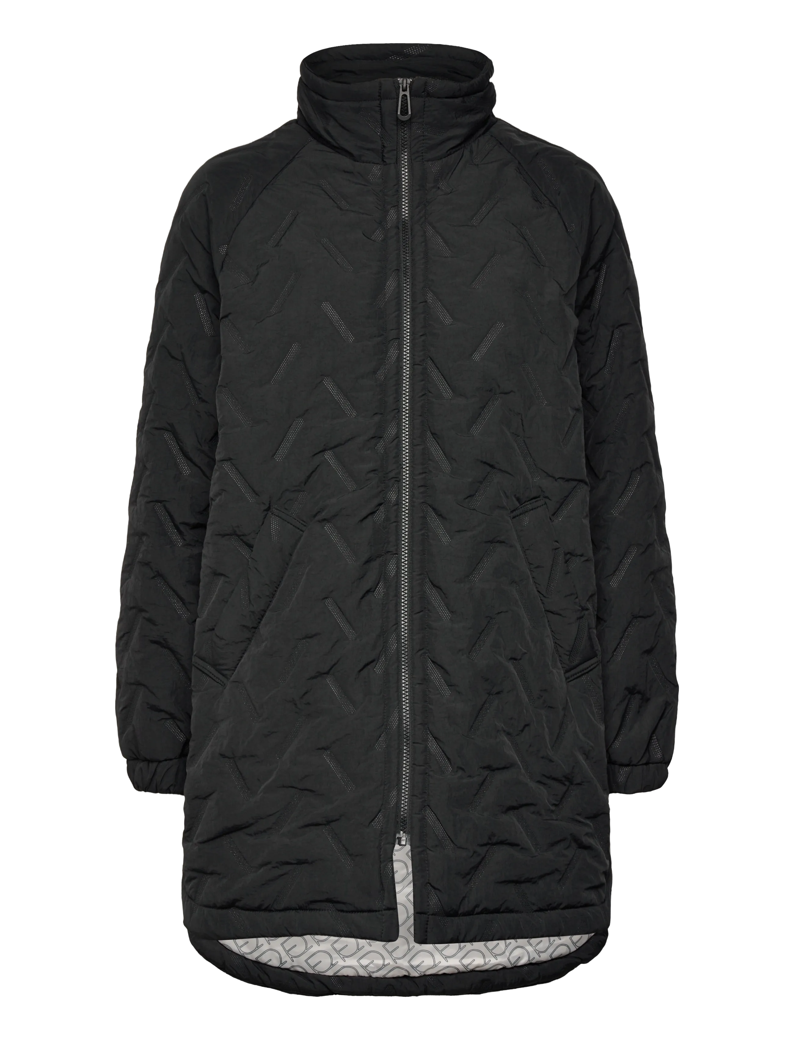 FREE/QUENT FQCROWN-JACKET - Quiltede jakker - BLACK / black
