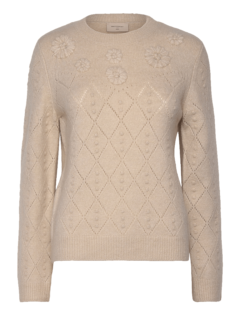 FREE/QUENT - FQSTOKKE-PULLOVER - stickade tröjor - moonbeam - 0