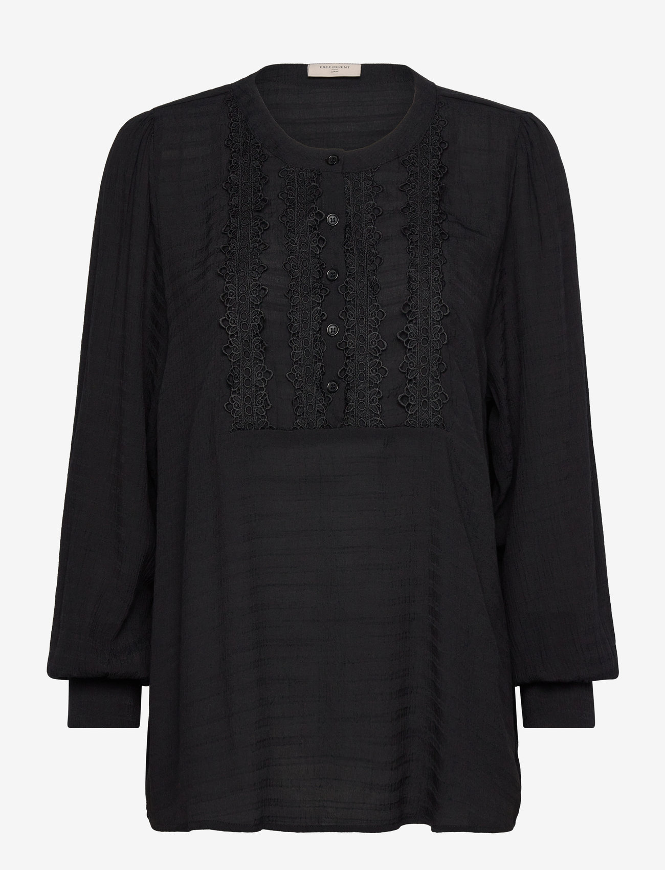 FREE/QUENT - FQSHU-BLOUSE - langærmede bluser - black - 0