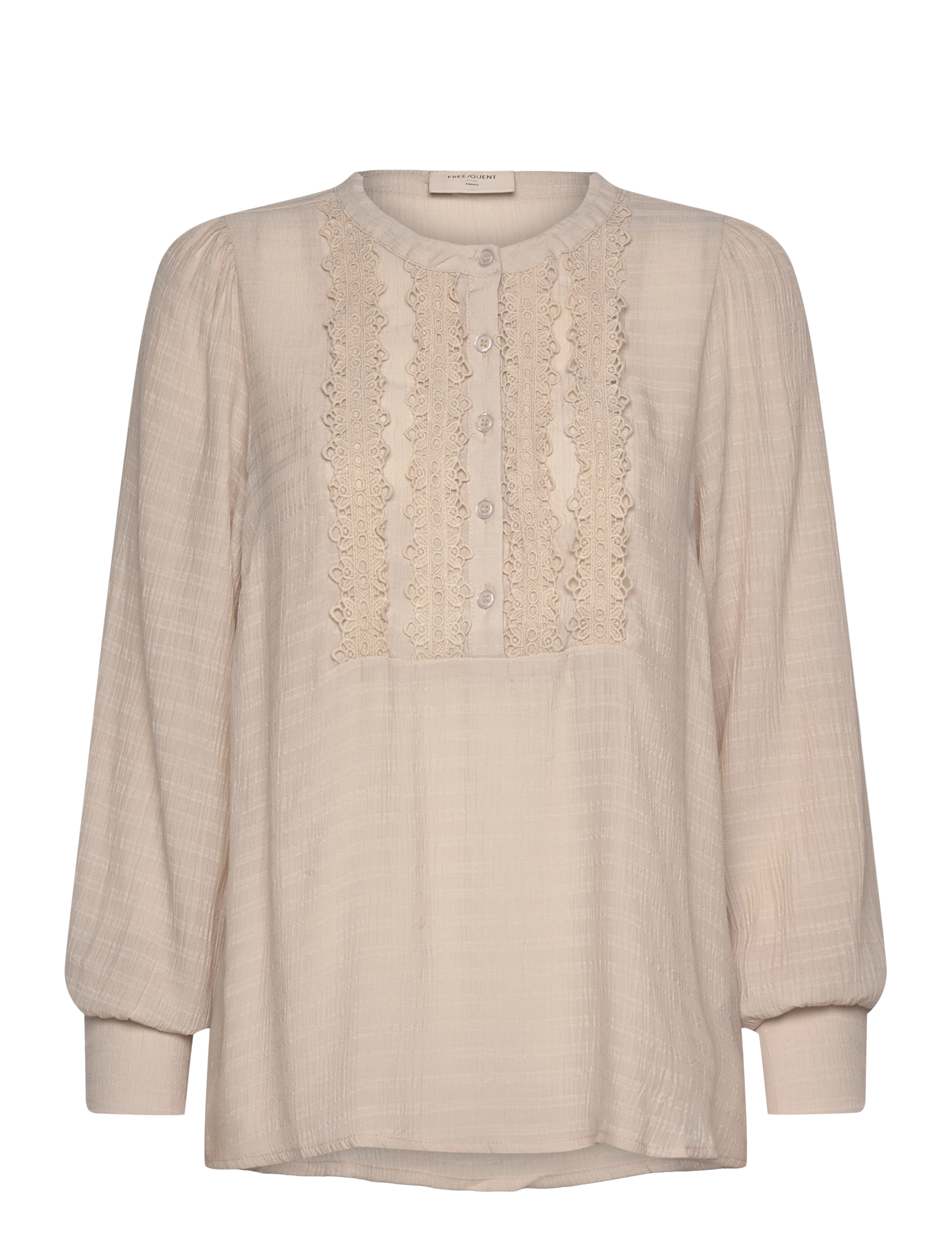 FREE/QUENT FQSHU-BLOUSE - Bluser - MOONBEAM / beige